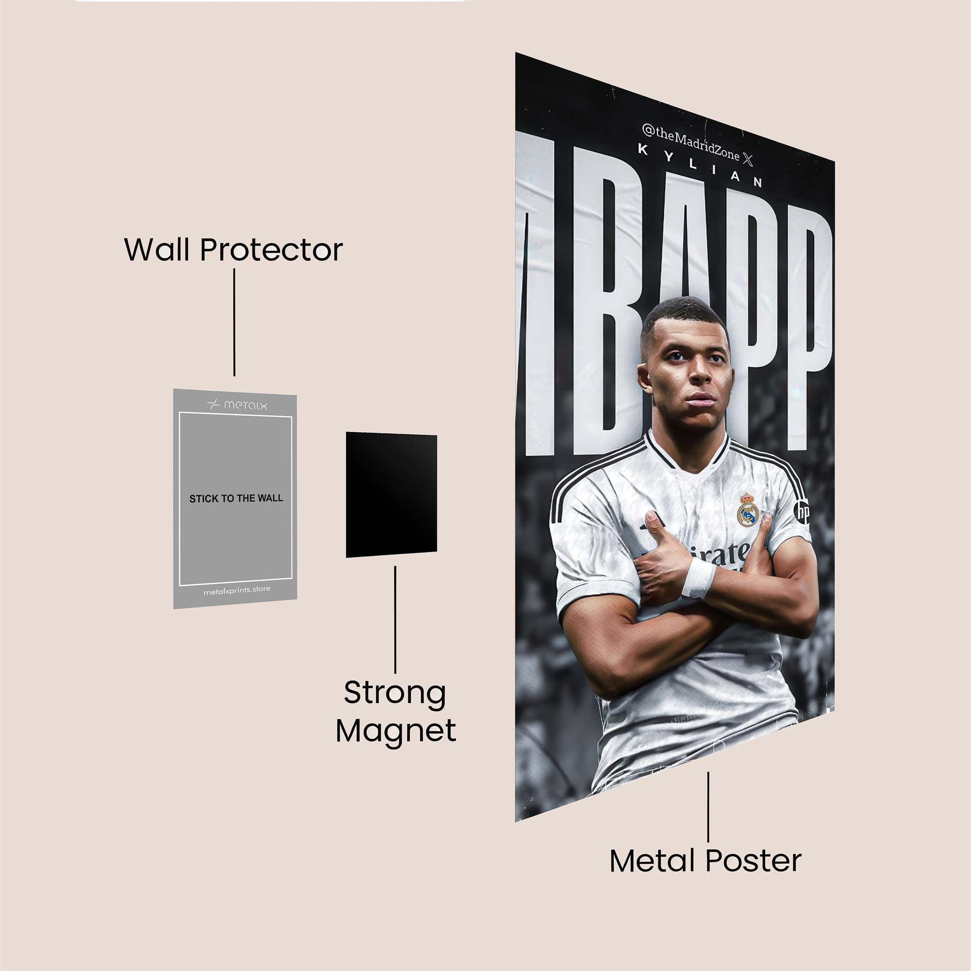 Mbapp? Majestic Safe Wall Magnetic / M