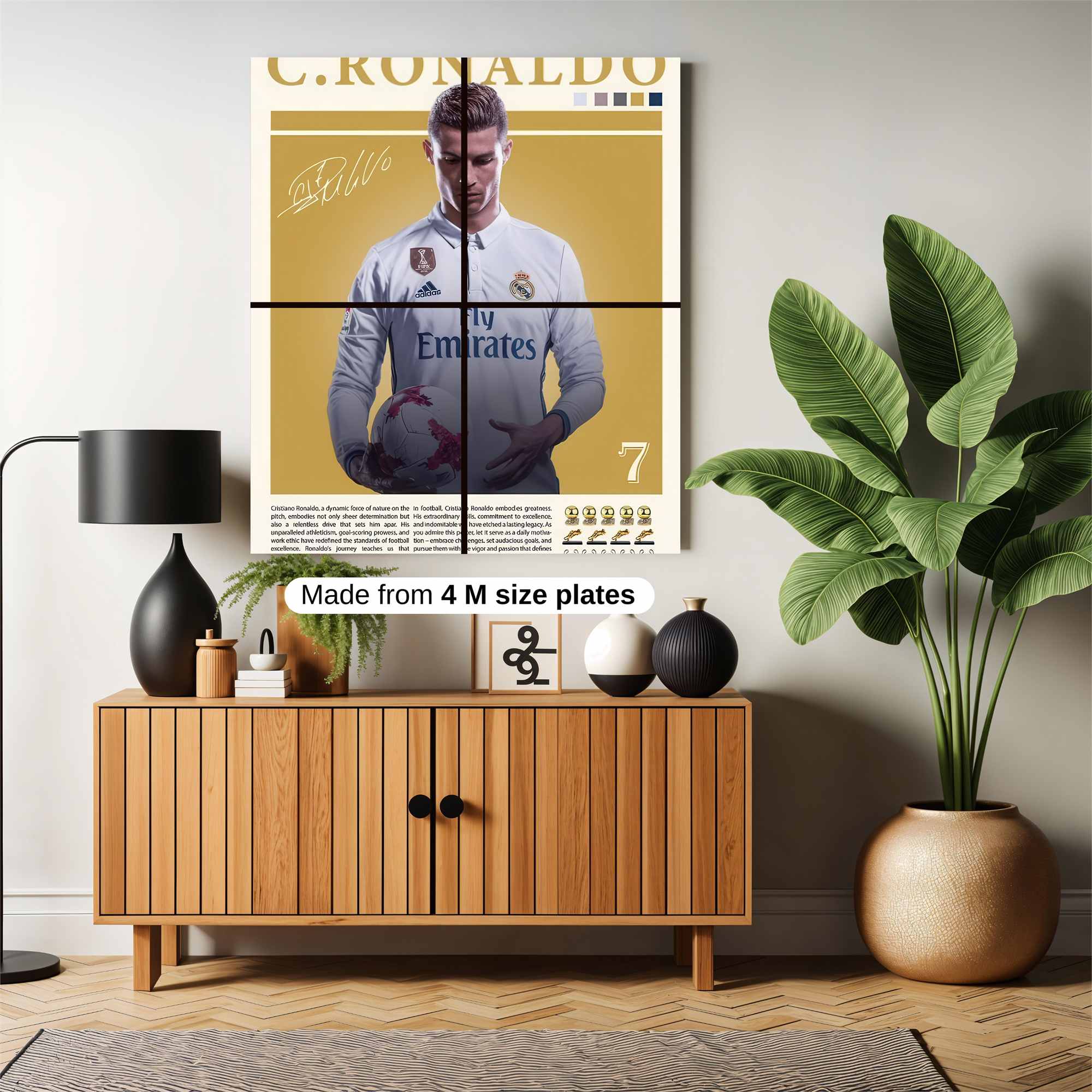 Ronaldo Regal Safe Wall Magnetic / M
