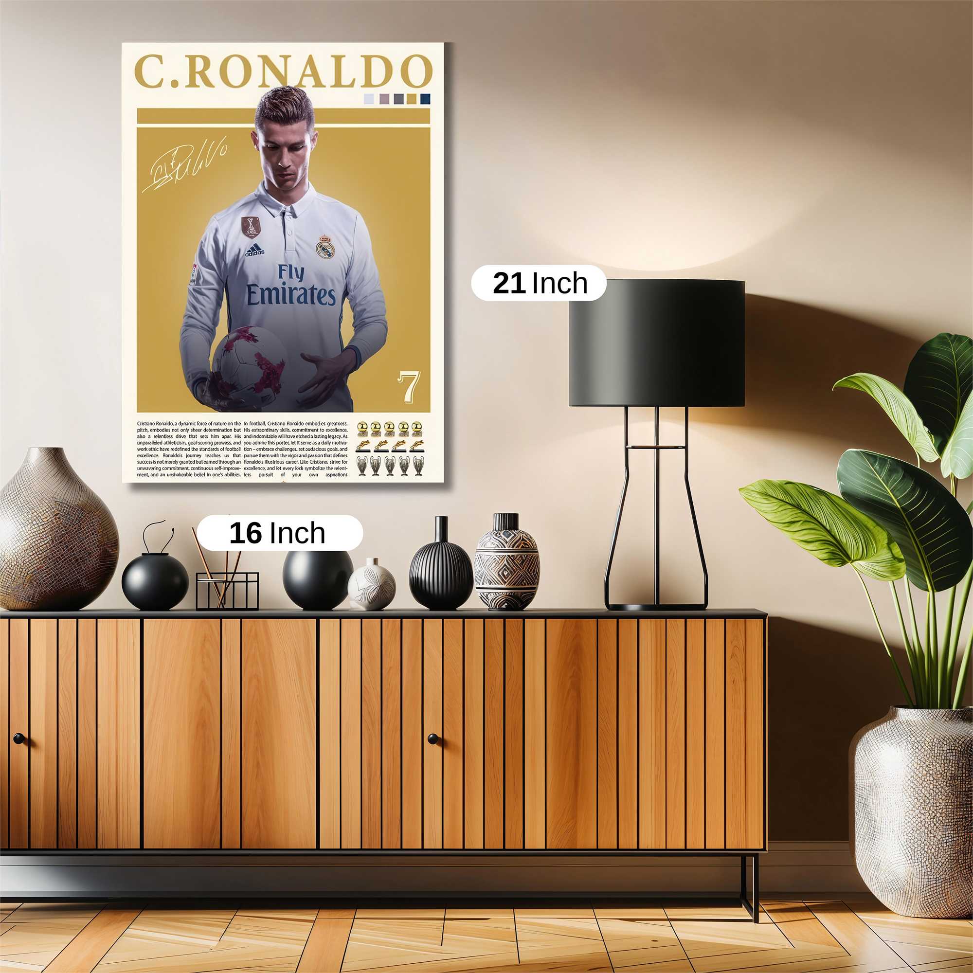 Ronaldo Regal Safe Wall Magnetic / M