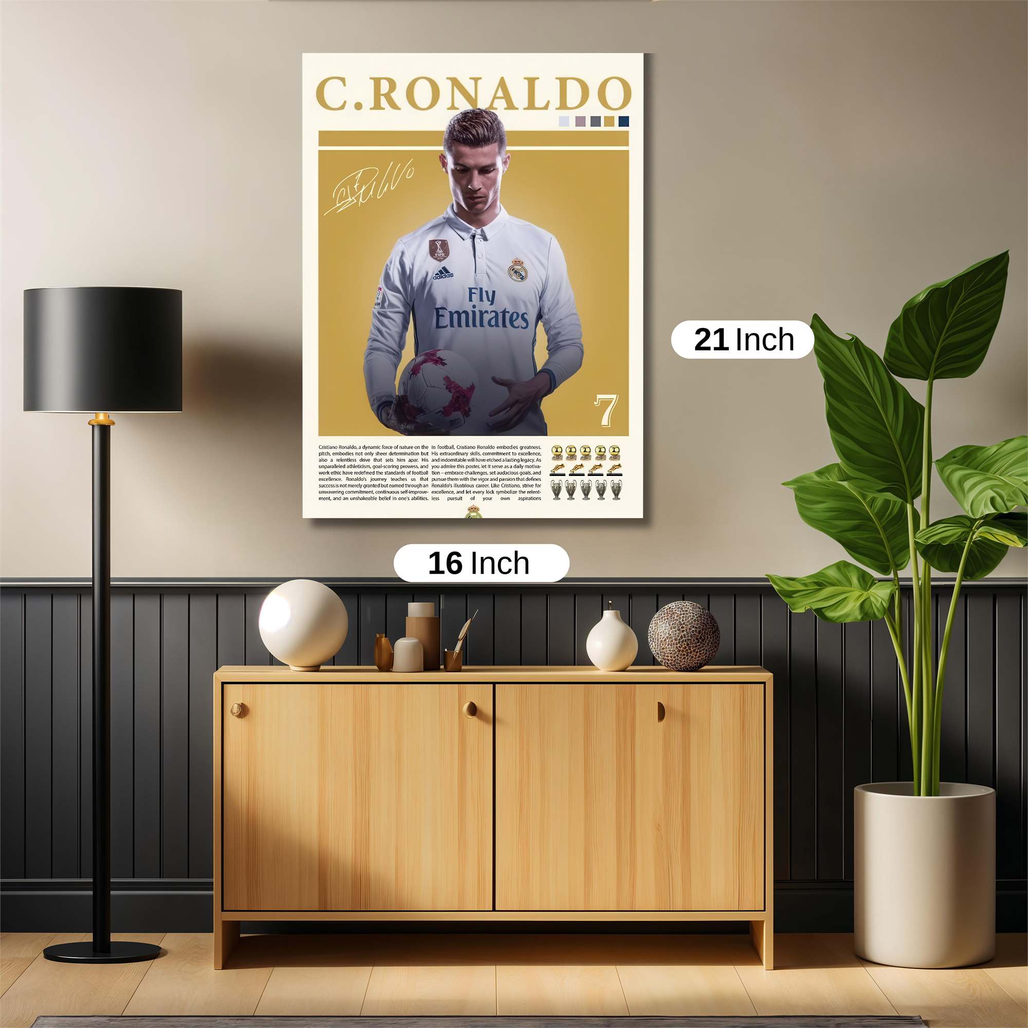 Ronaldo Regal Safe Wall Magnetic / M