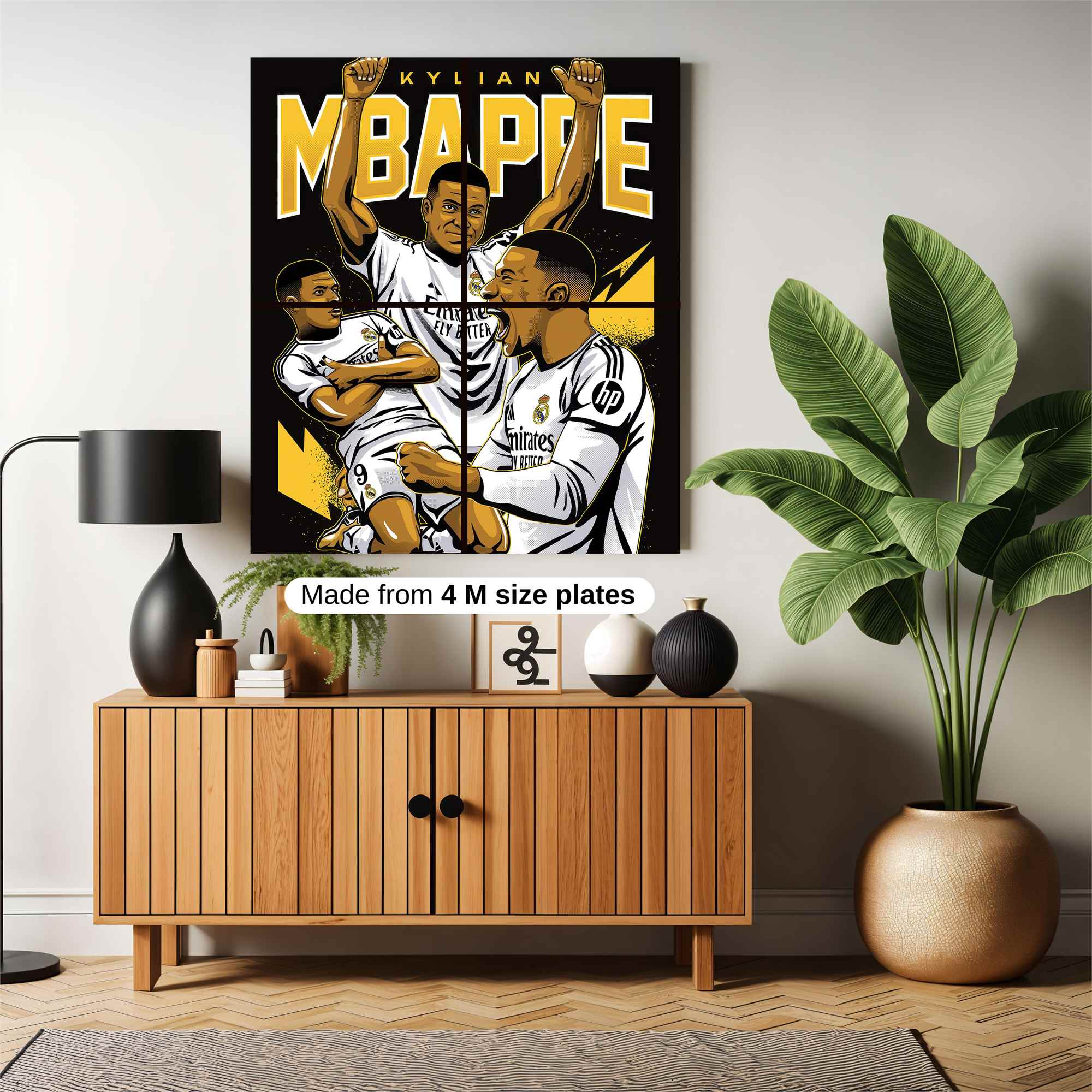 Mbappe Triumphant Safe Wall Magnetic / M
