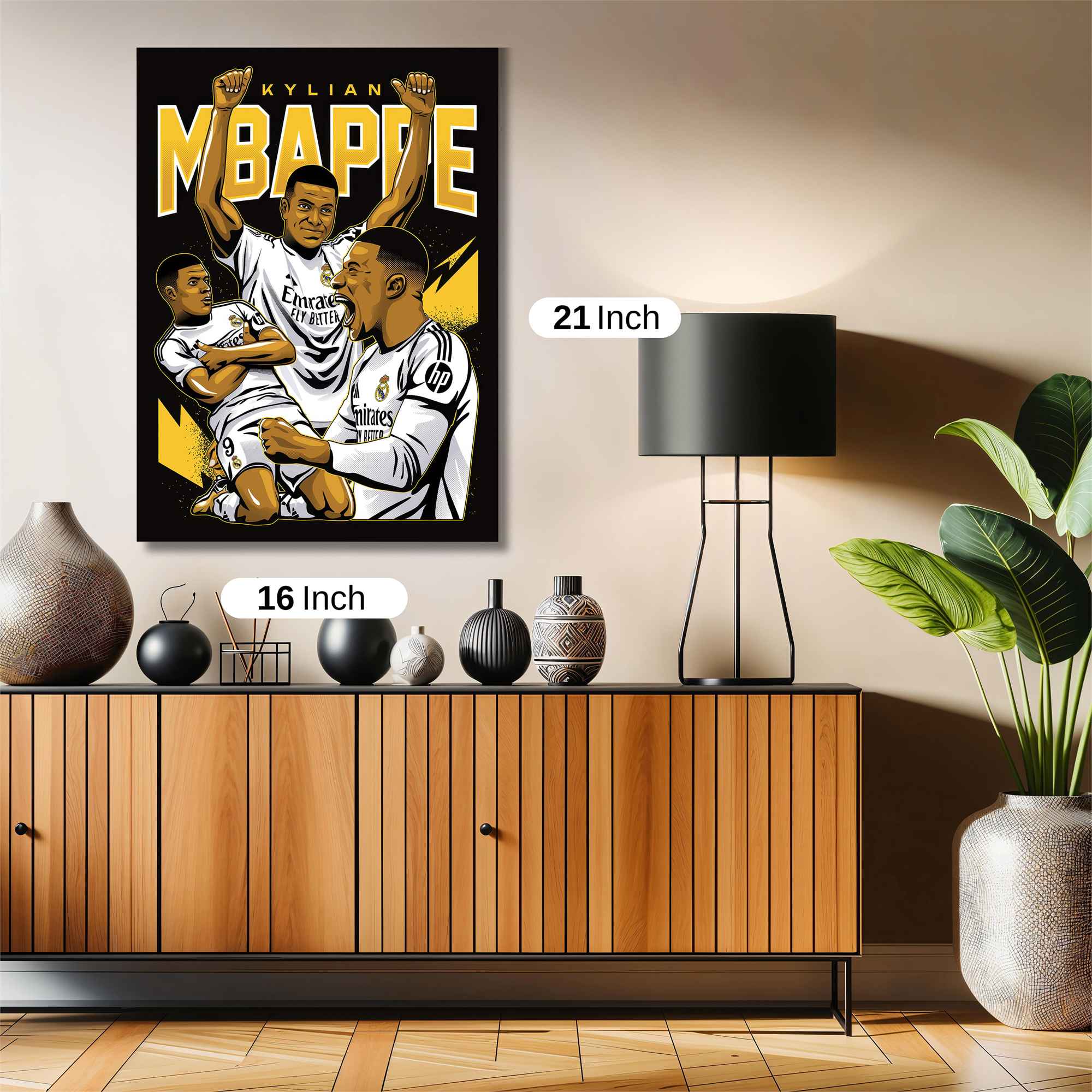 Mbappe Triumphant Safe Wall Magnetic / M
