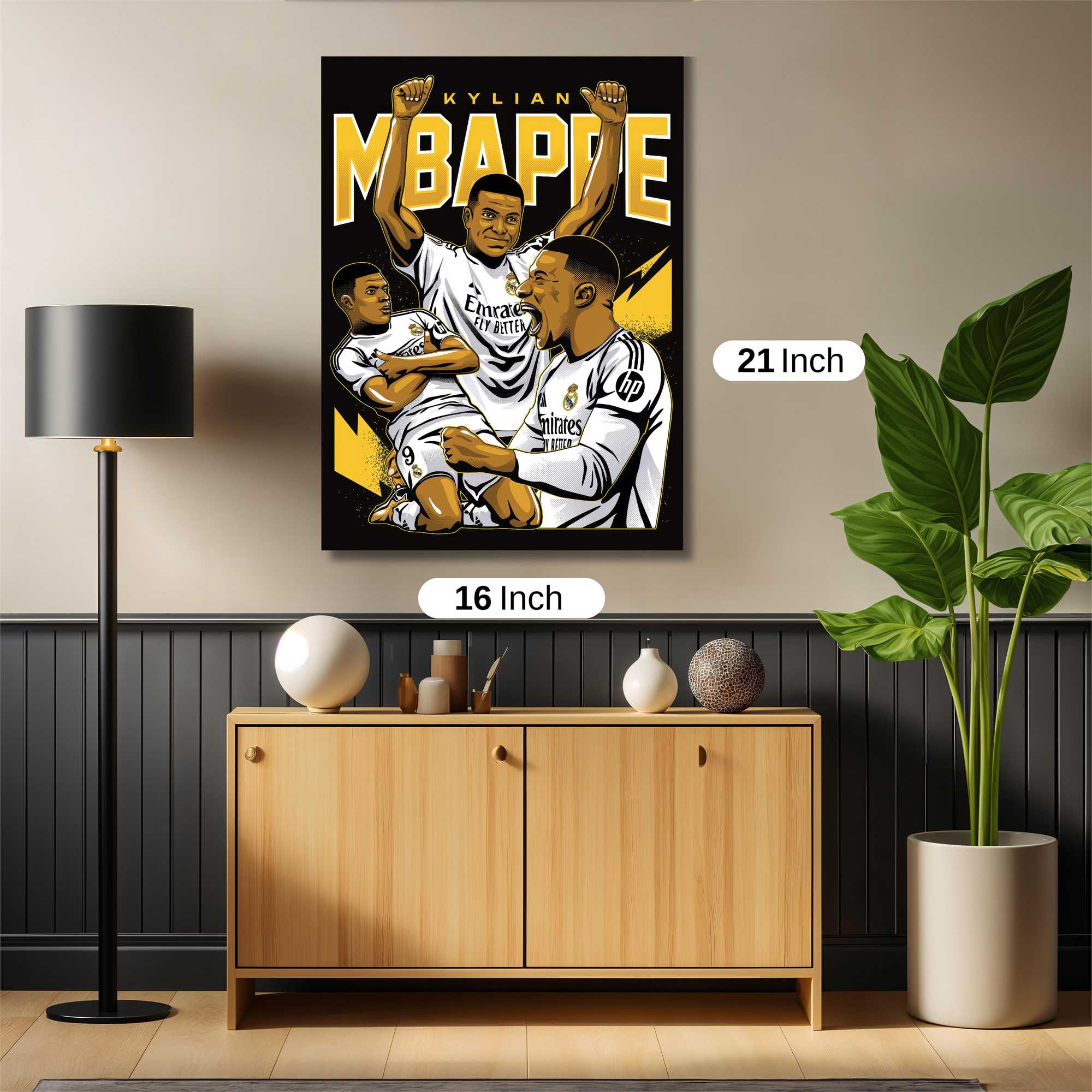 Mbappe Triumphant Safe Wall Magnetic / M