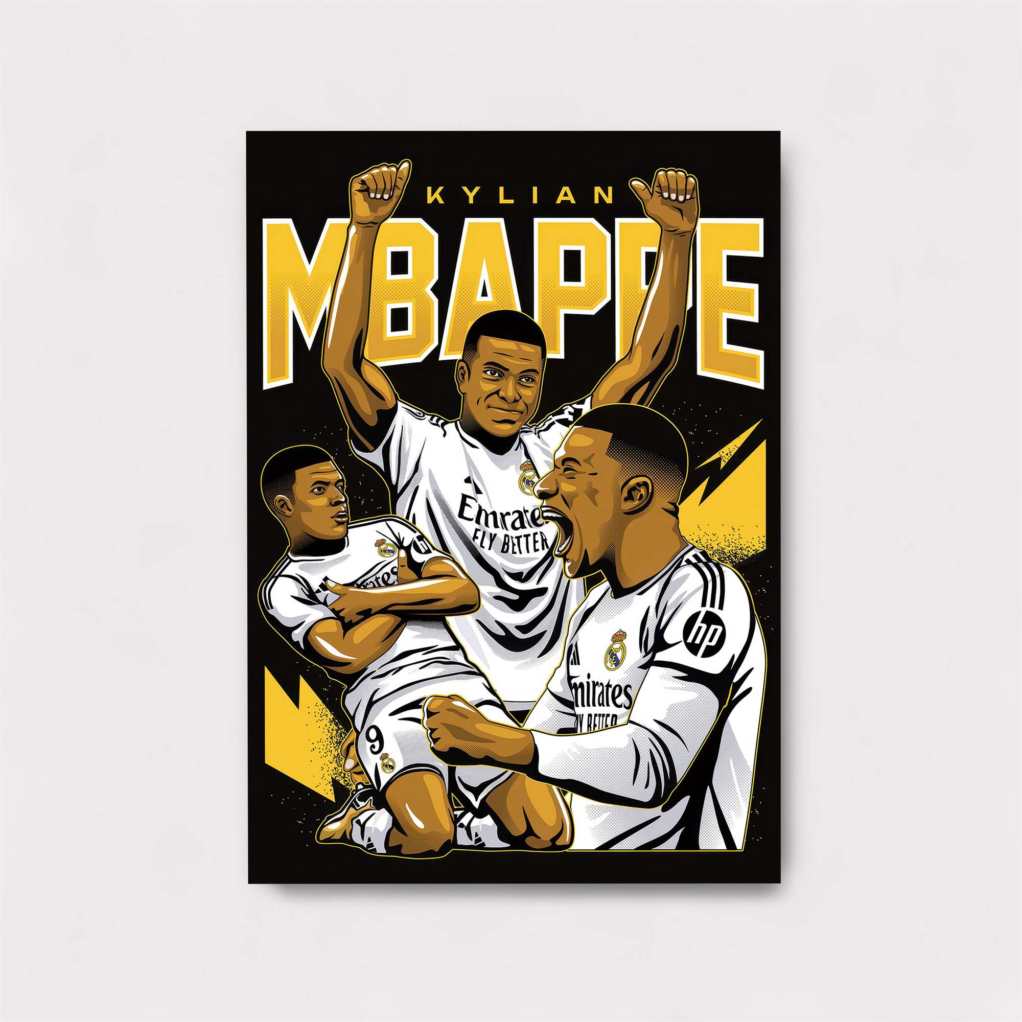 Mbappe Triumphant Safe Wall Magnetic / M
