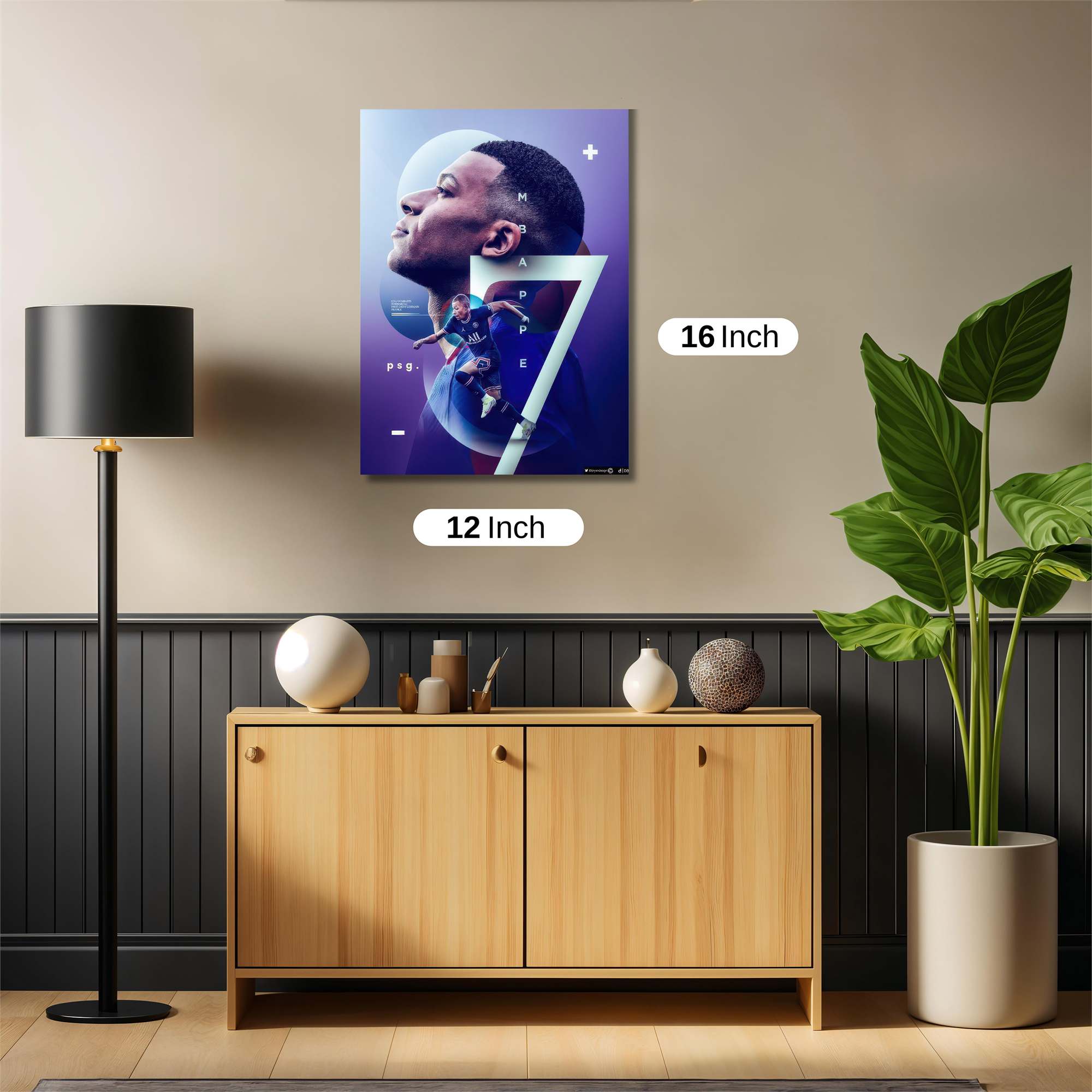 Mbappe Dynamic Safe Wall Magnetic / M