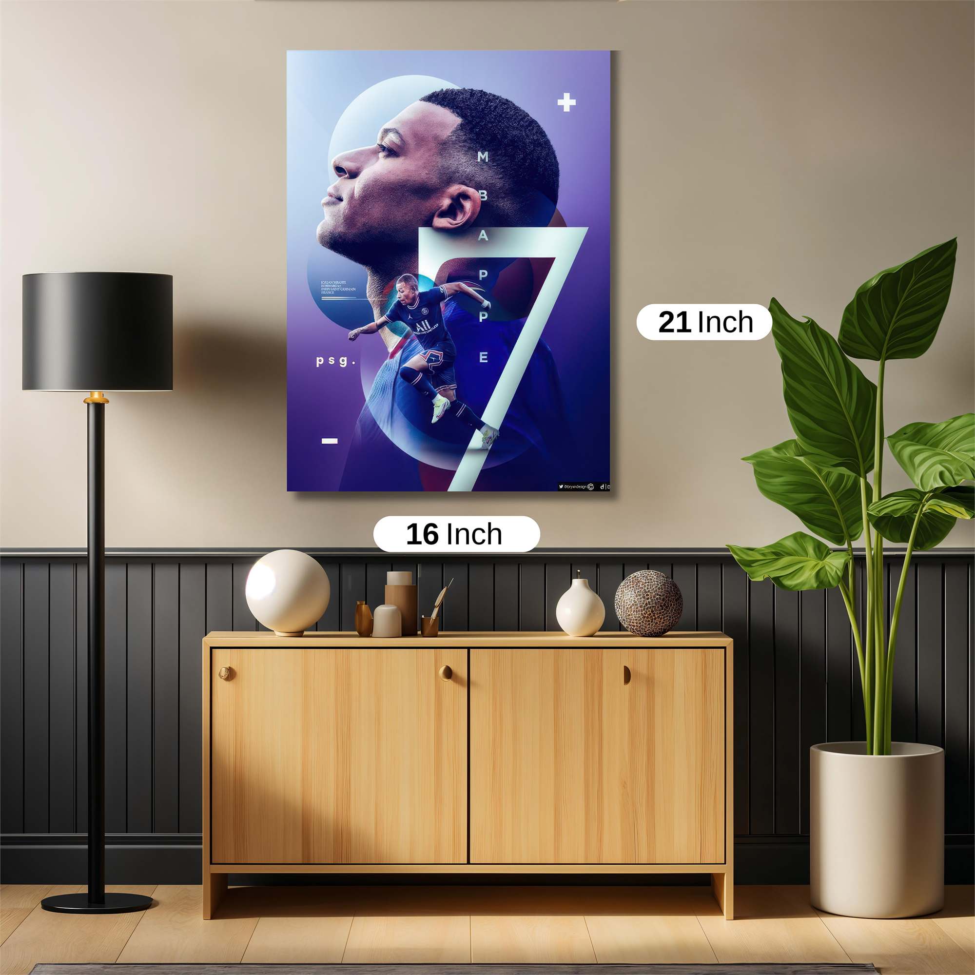 Mbappe Dynamic Safe Wall Magnetic / M