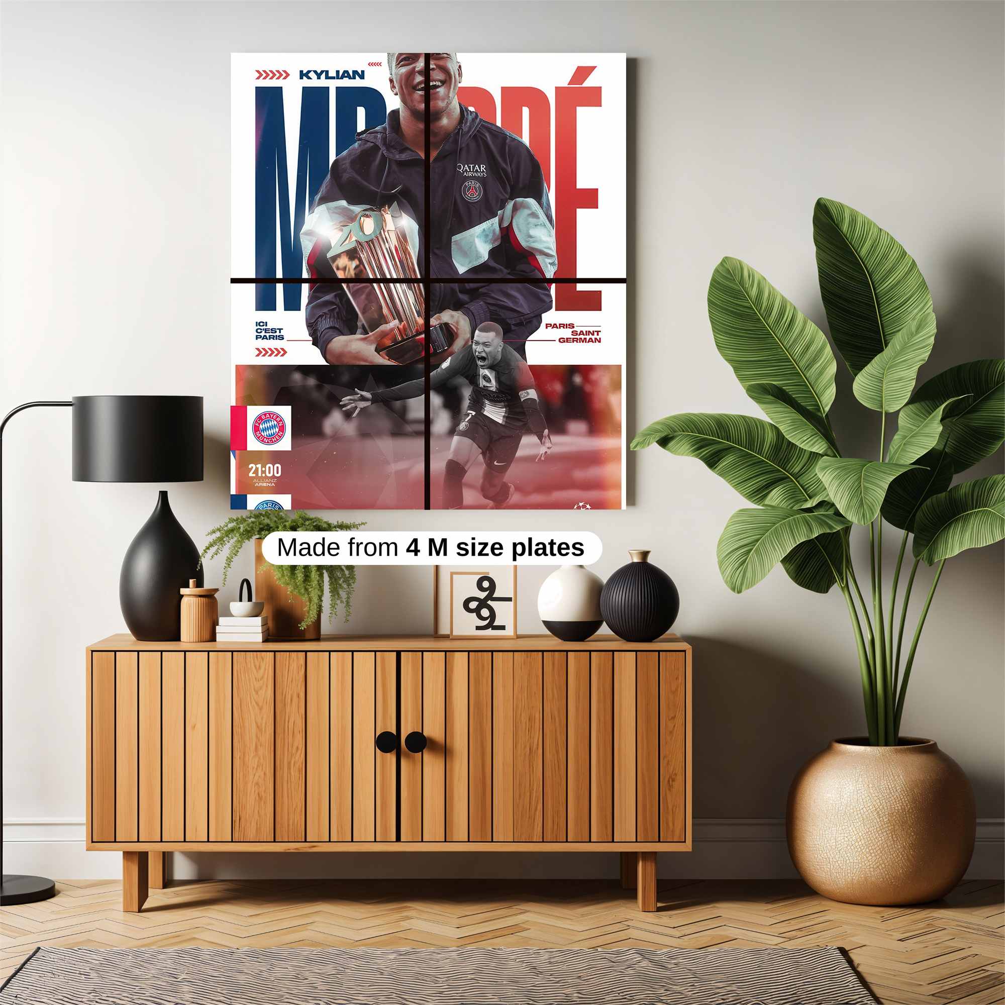 Kylian Triumphant Safe Wall Magnetic / M