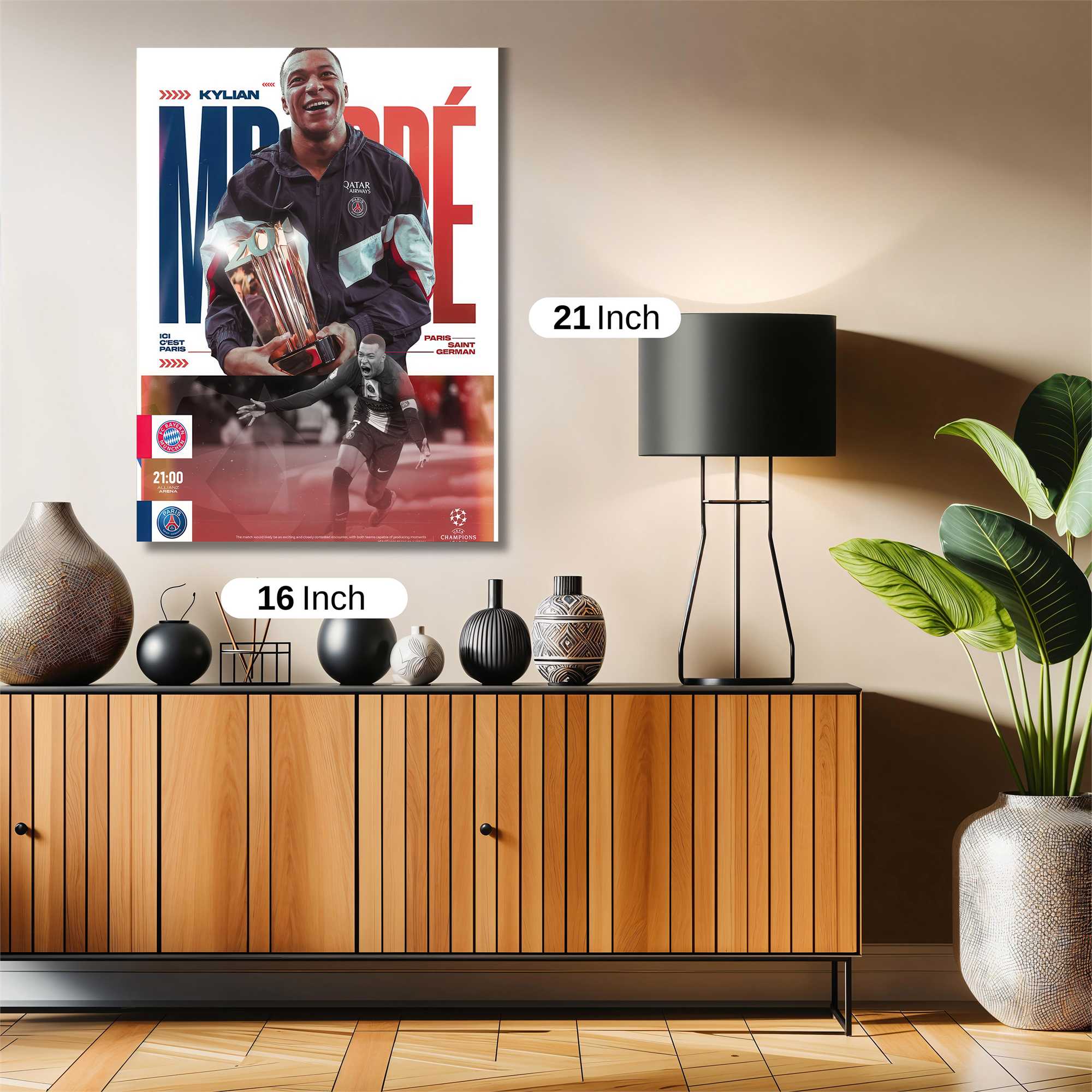 Kylian Triumphant Safe Wall Magnetic / M