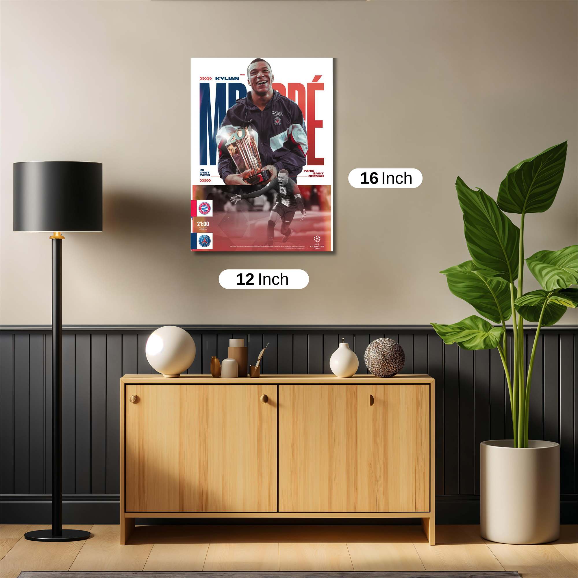 Kylian Triumphant Safe Wall Magnetic / M