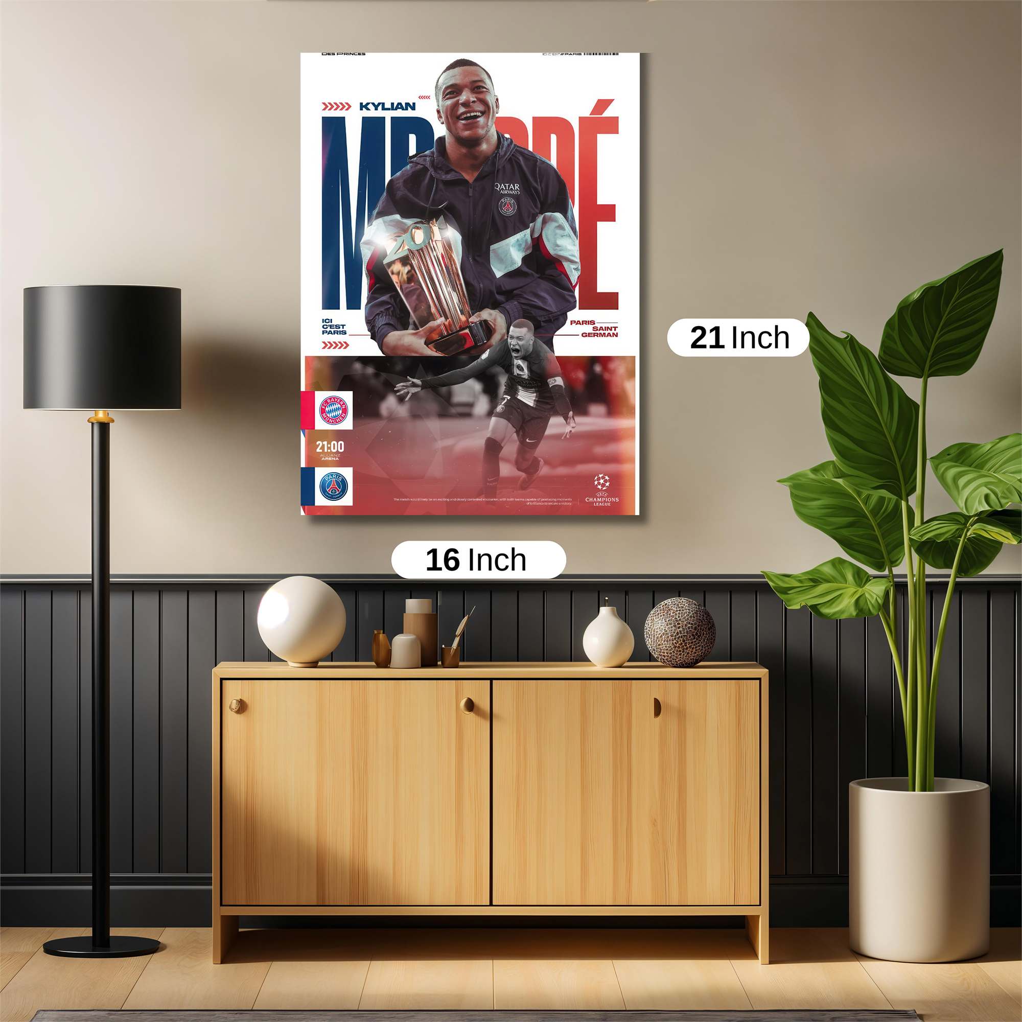 Kylian Triumphant Safe Wall Magnetic / M