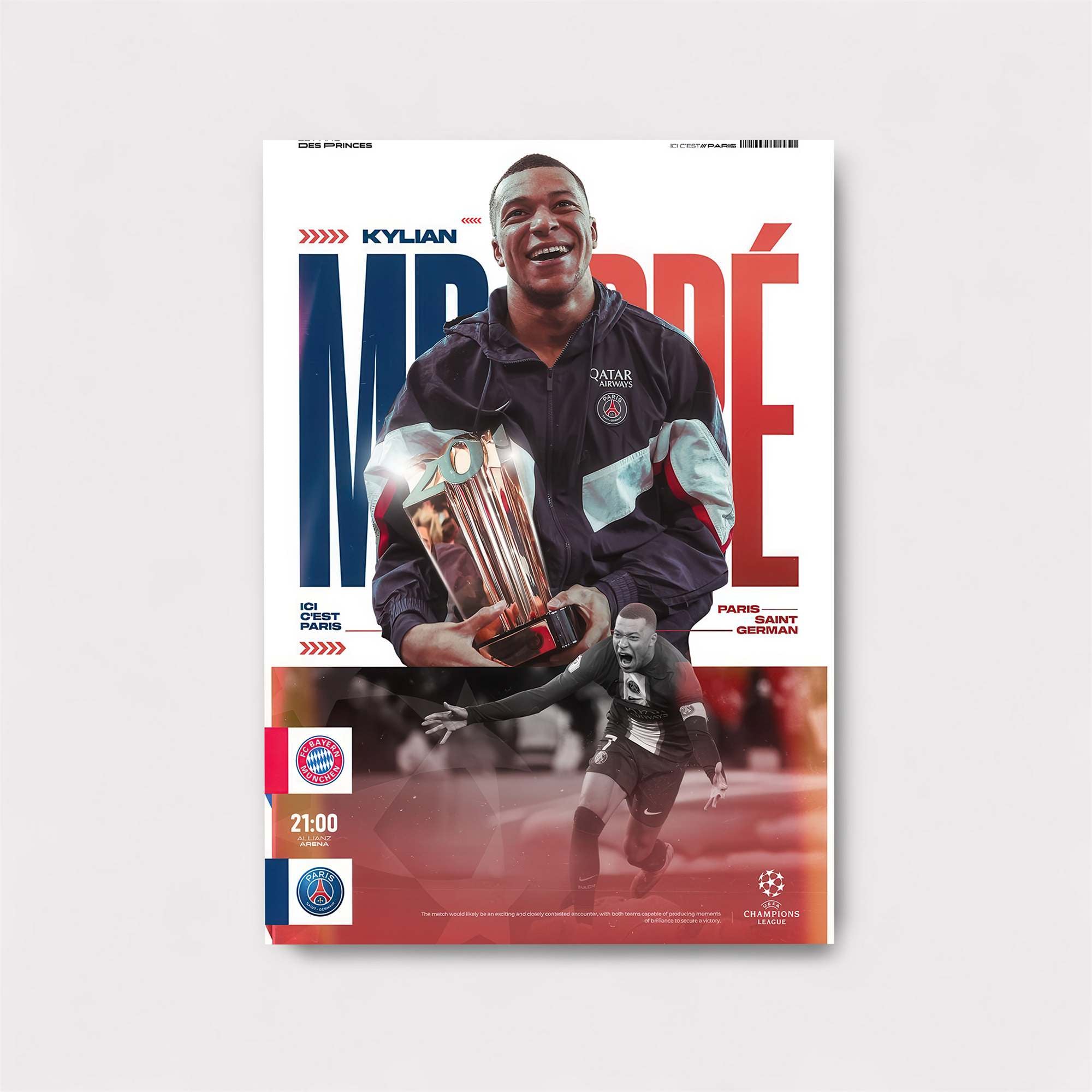 Kylian Triumphant Safe Wall Magnetic / M