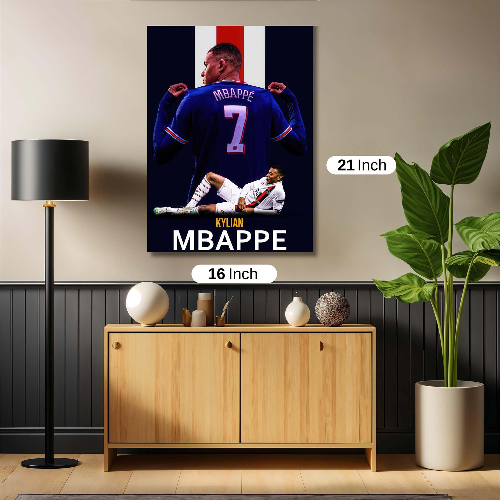 Mbapp? Masterful Safe Wall Magnetic / M