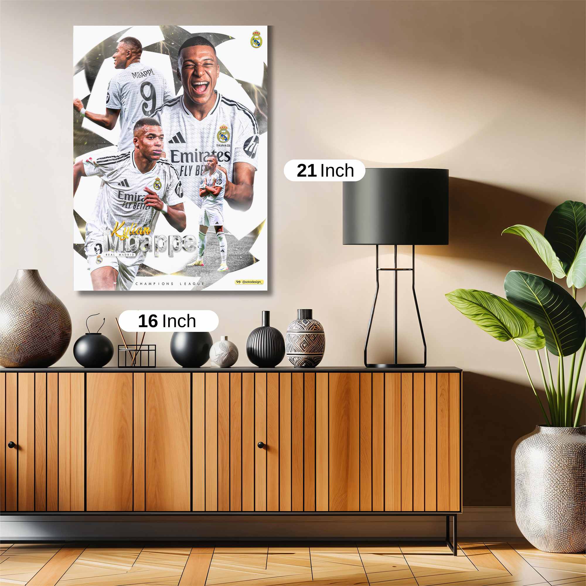 Kylian Ecstatic Safe Wall Magnetic / M