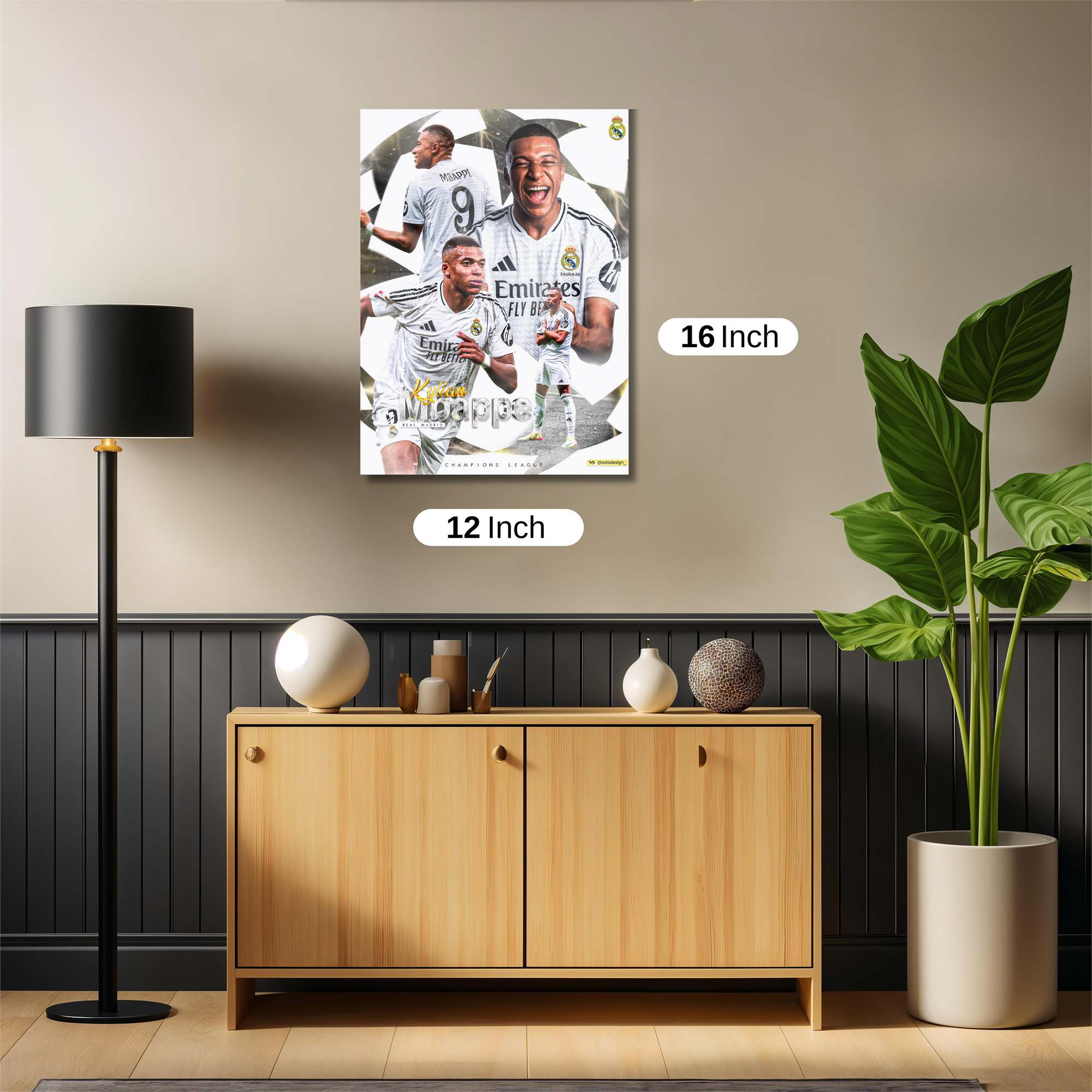 Kylian Ecstatic Safe Wall Magnetic / M