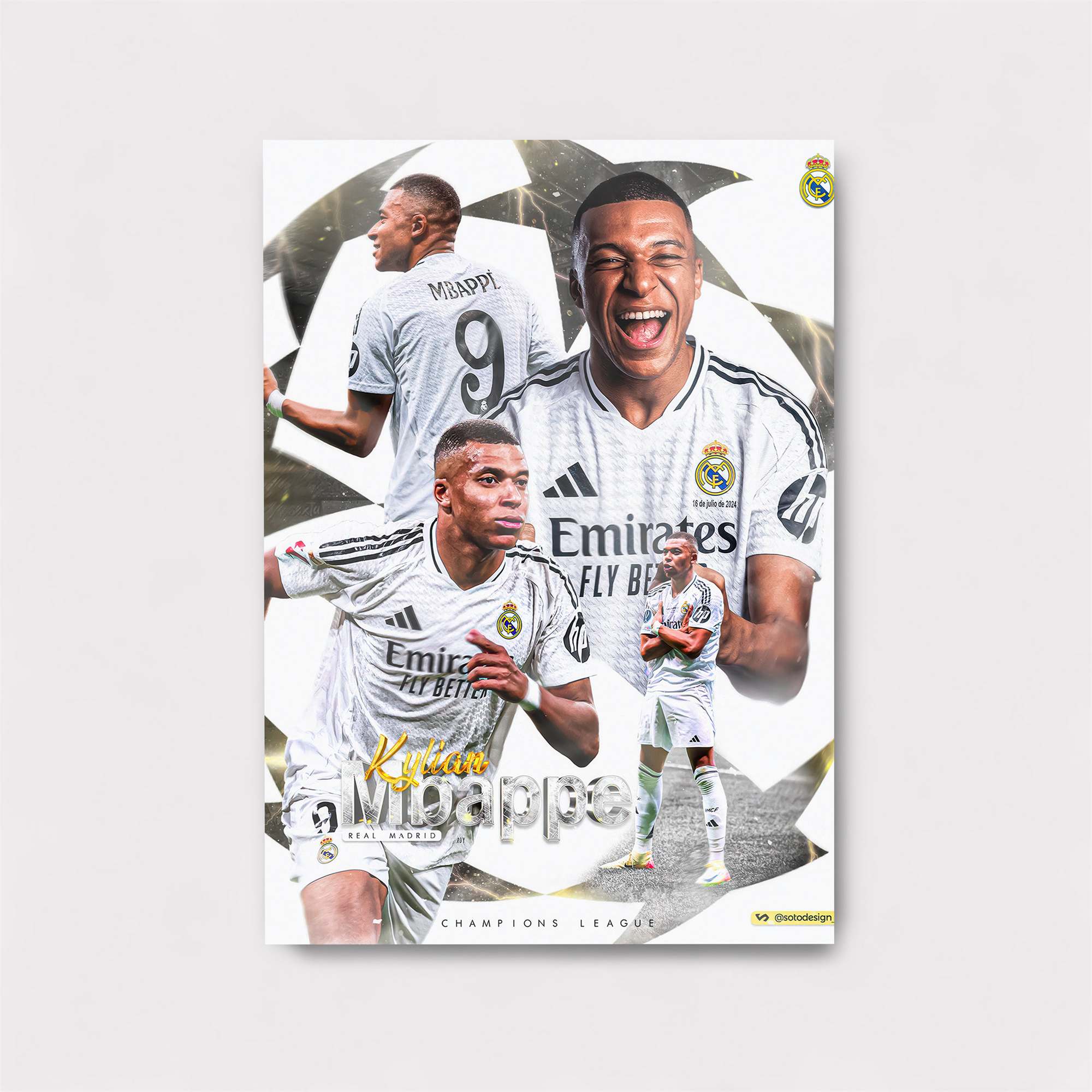 Kylian Ecstatic Safe Wall Magnetic / M