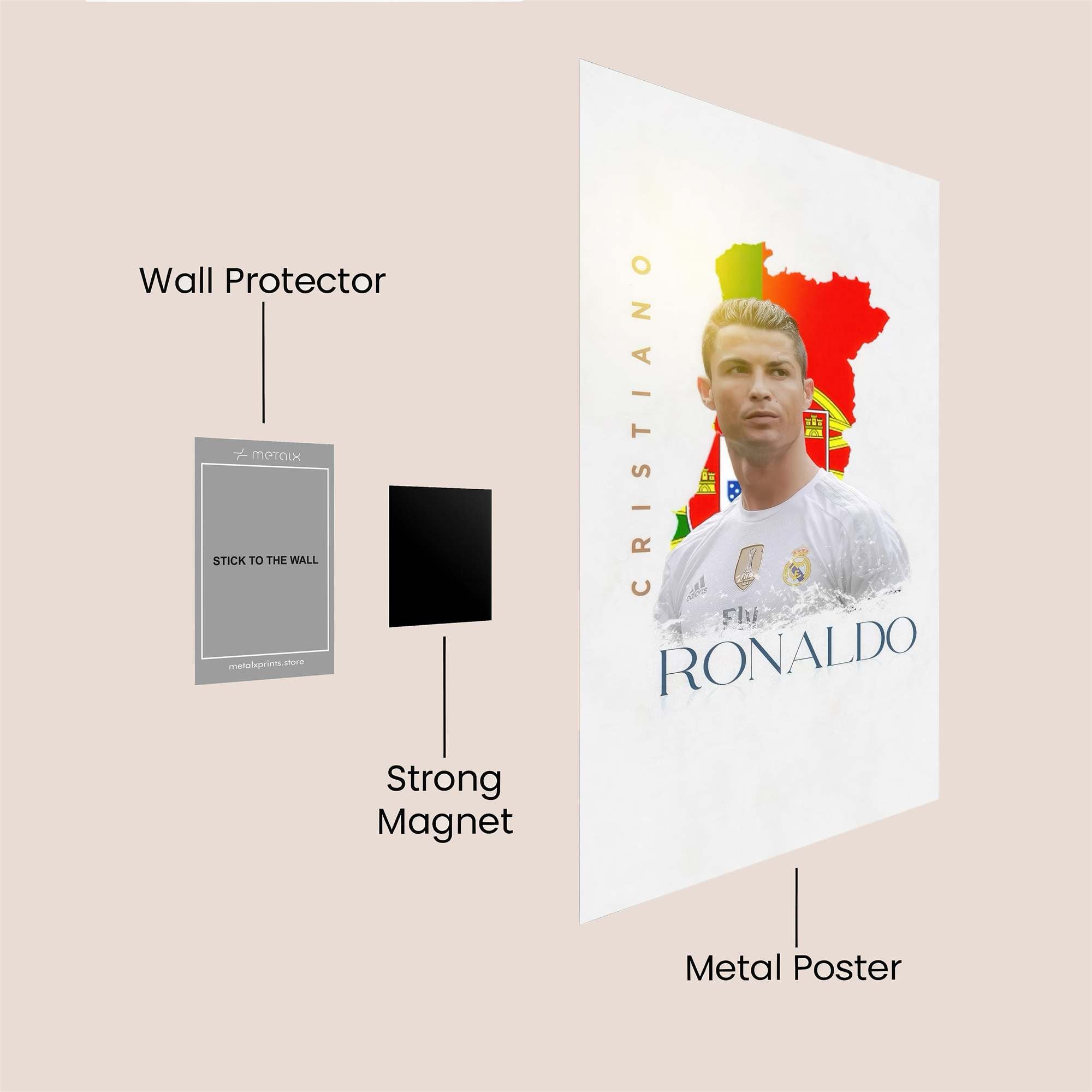 Ronaldo Radiant Safe Wall Magnetic / M