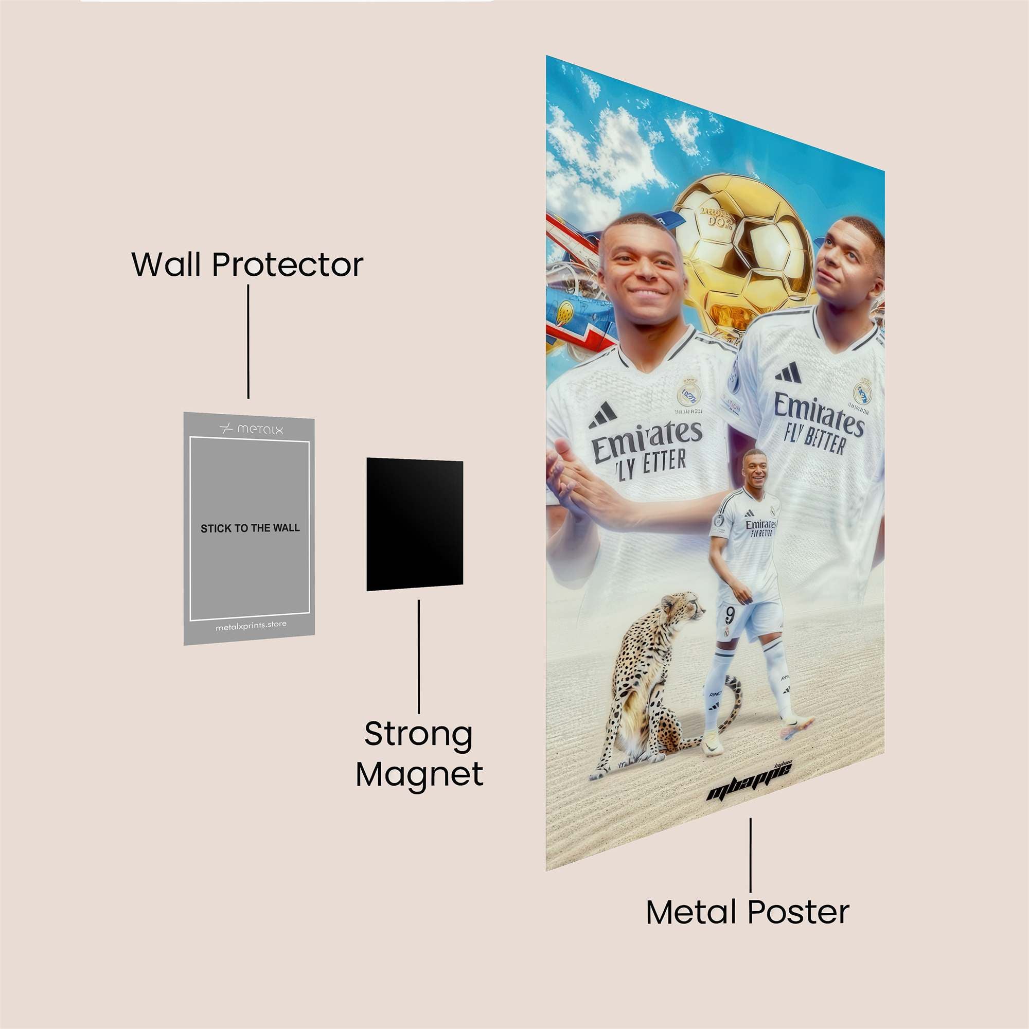 Mbappe Magic Safe Wall Magnetic / M