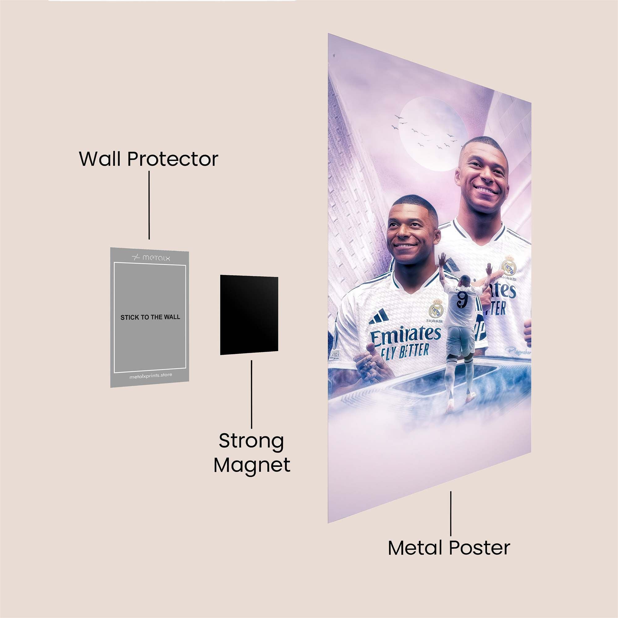Kylian Dream Safe Wall Magnetic / M