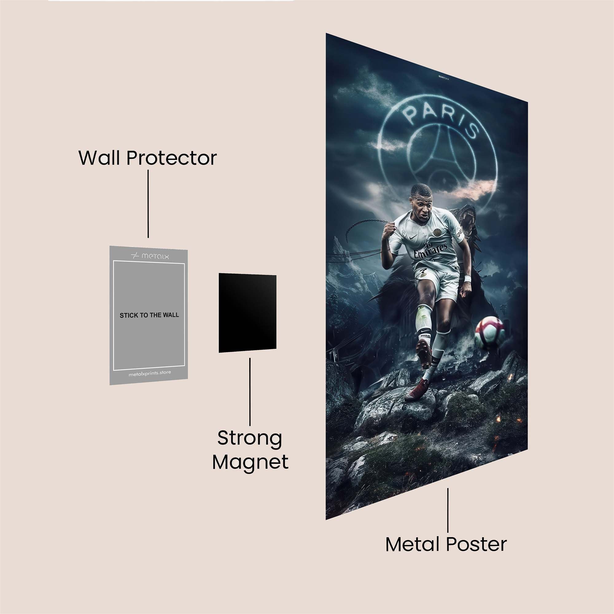 Mbapp? Majestic Safe Wall Magnetic / M