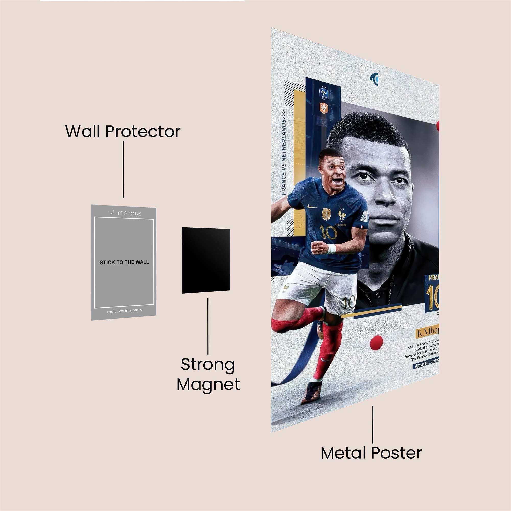 Kylian Ecstasy Safe Wall Magnetic / M