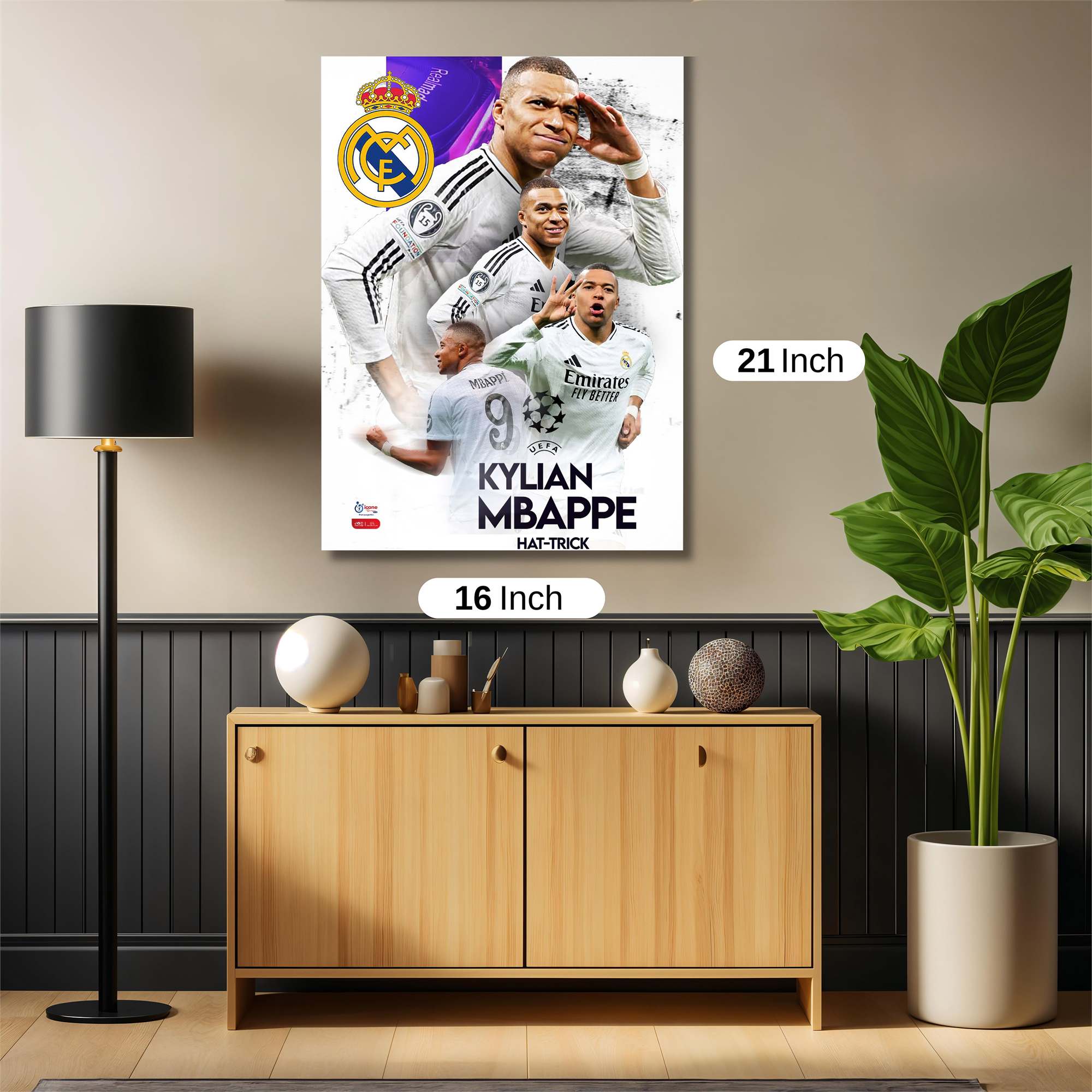 Mbapp? Triumphant Safe Wall Magnetic / M