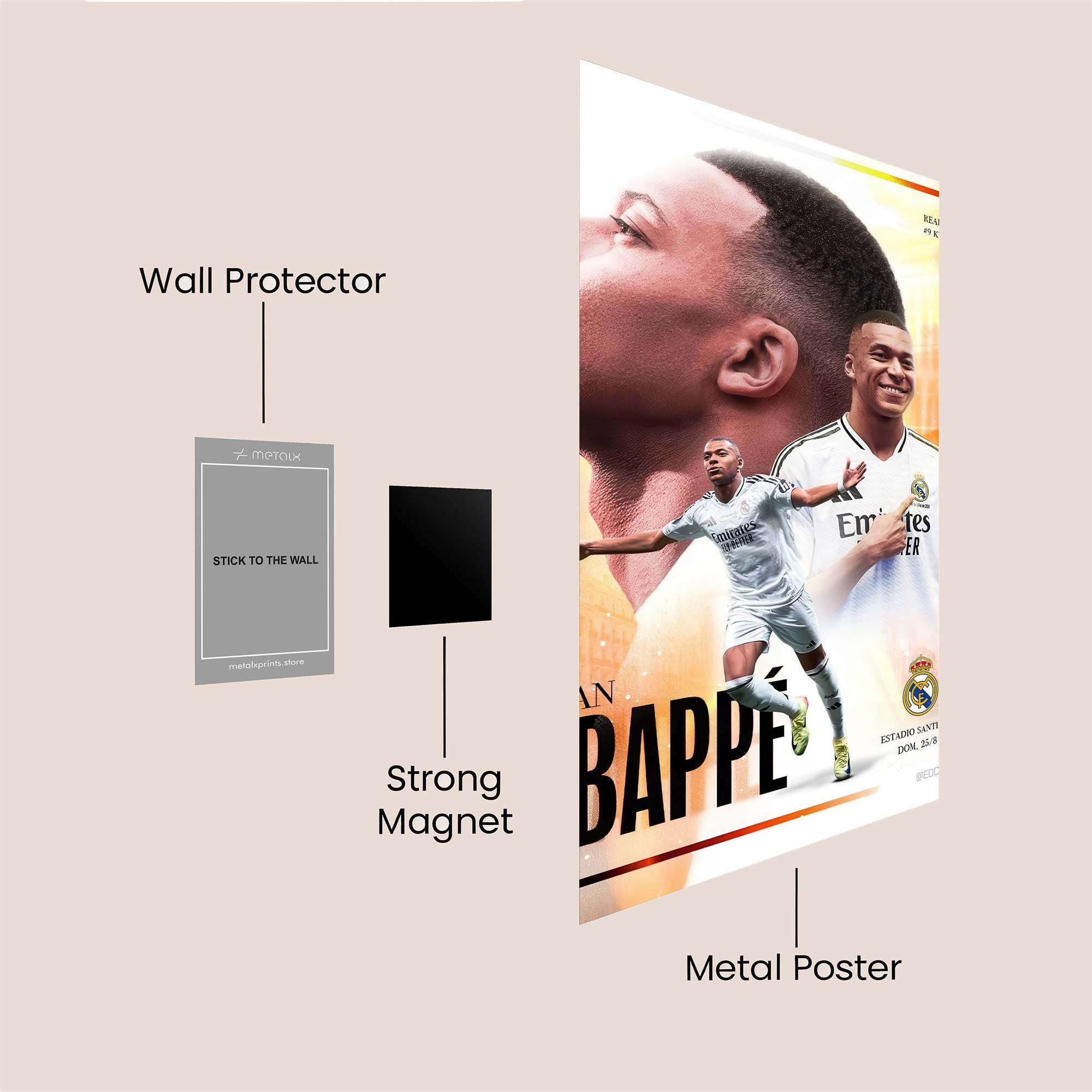 Mbapp? Majestic Safe Wall Magnetic / M
