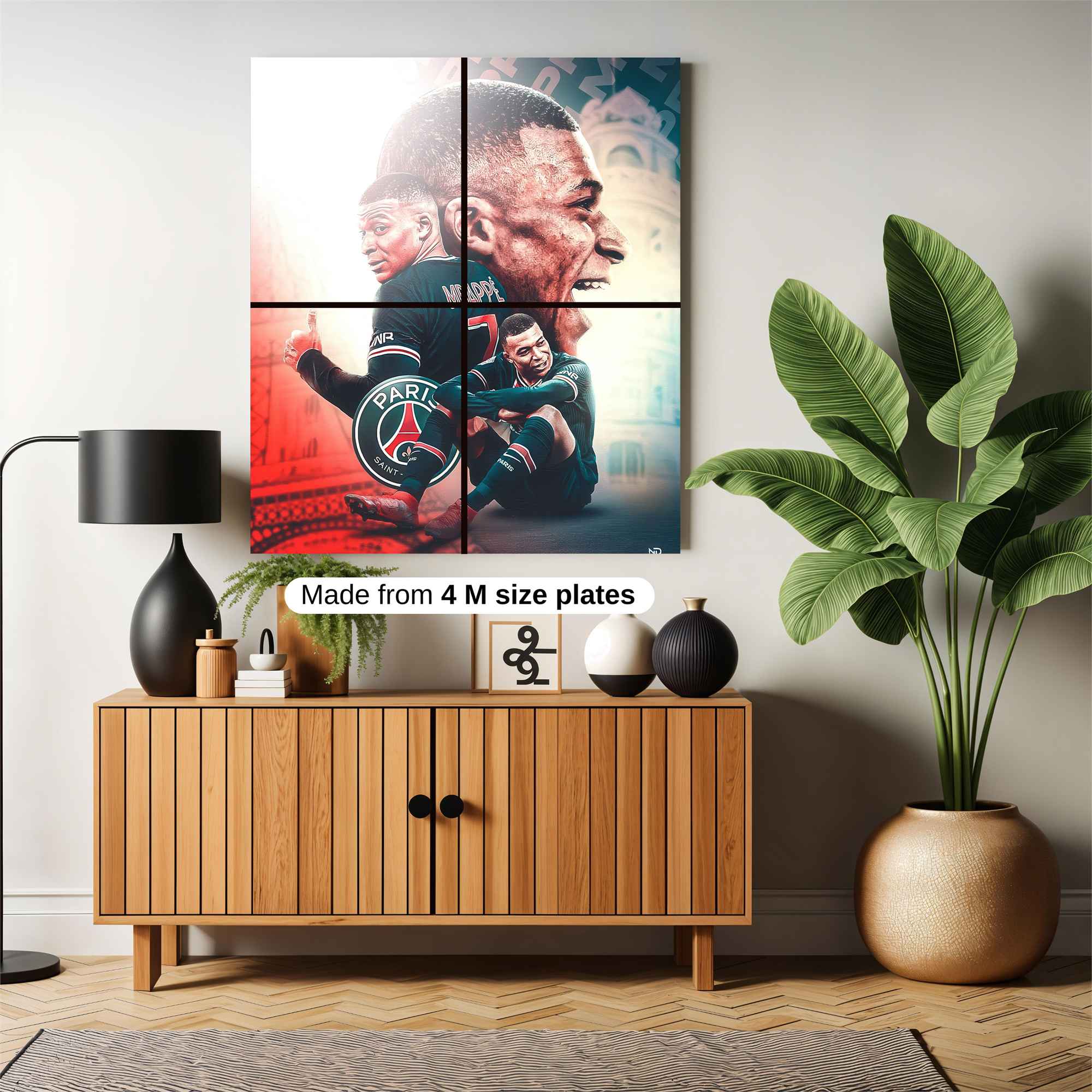 Mbapp? Triumphant Safe Wall Magnetic / M