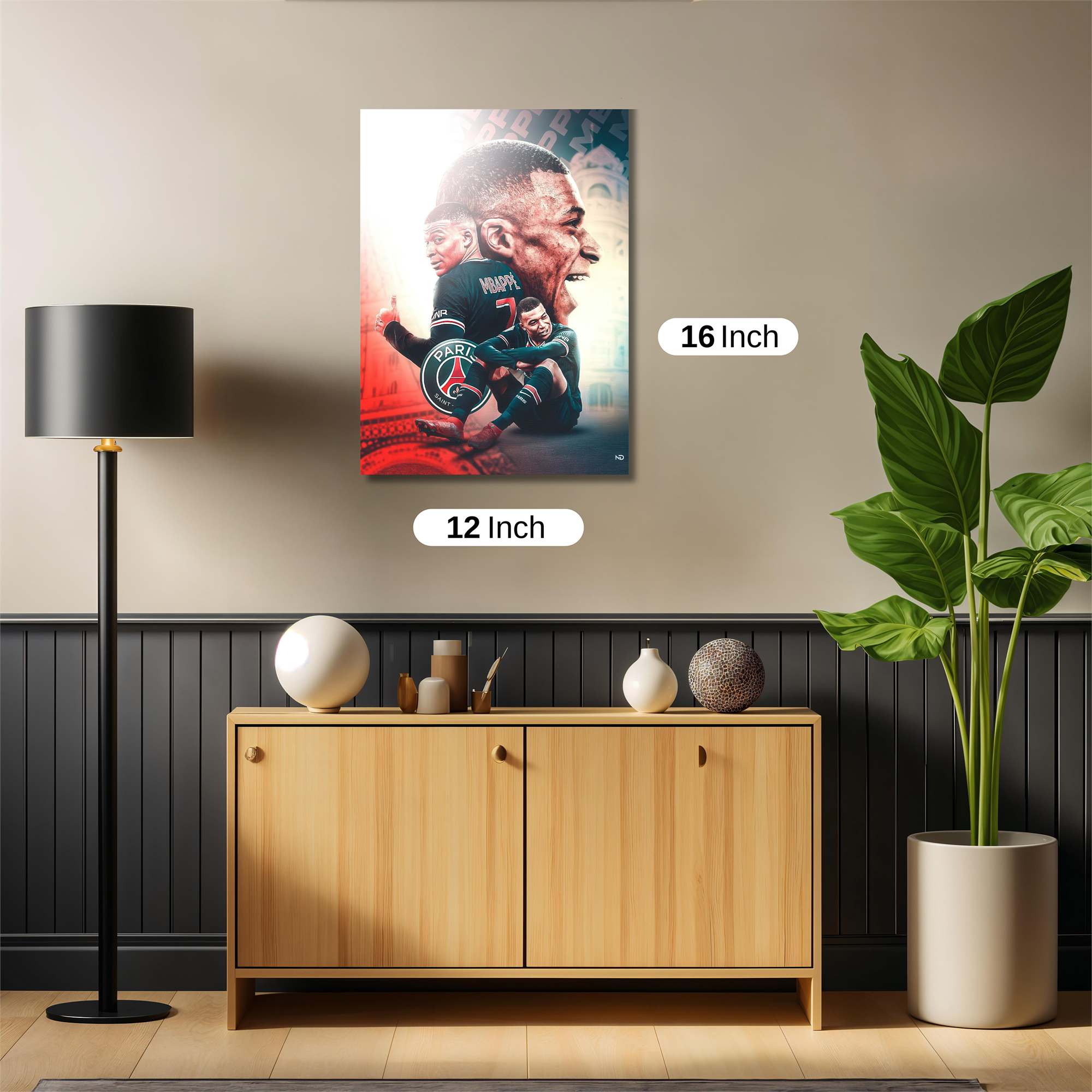 Mbapp? Triumphant Safe Wall Magnetic / M