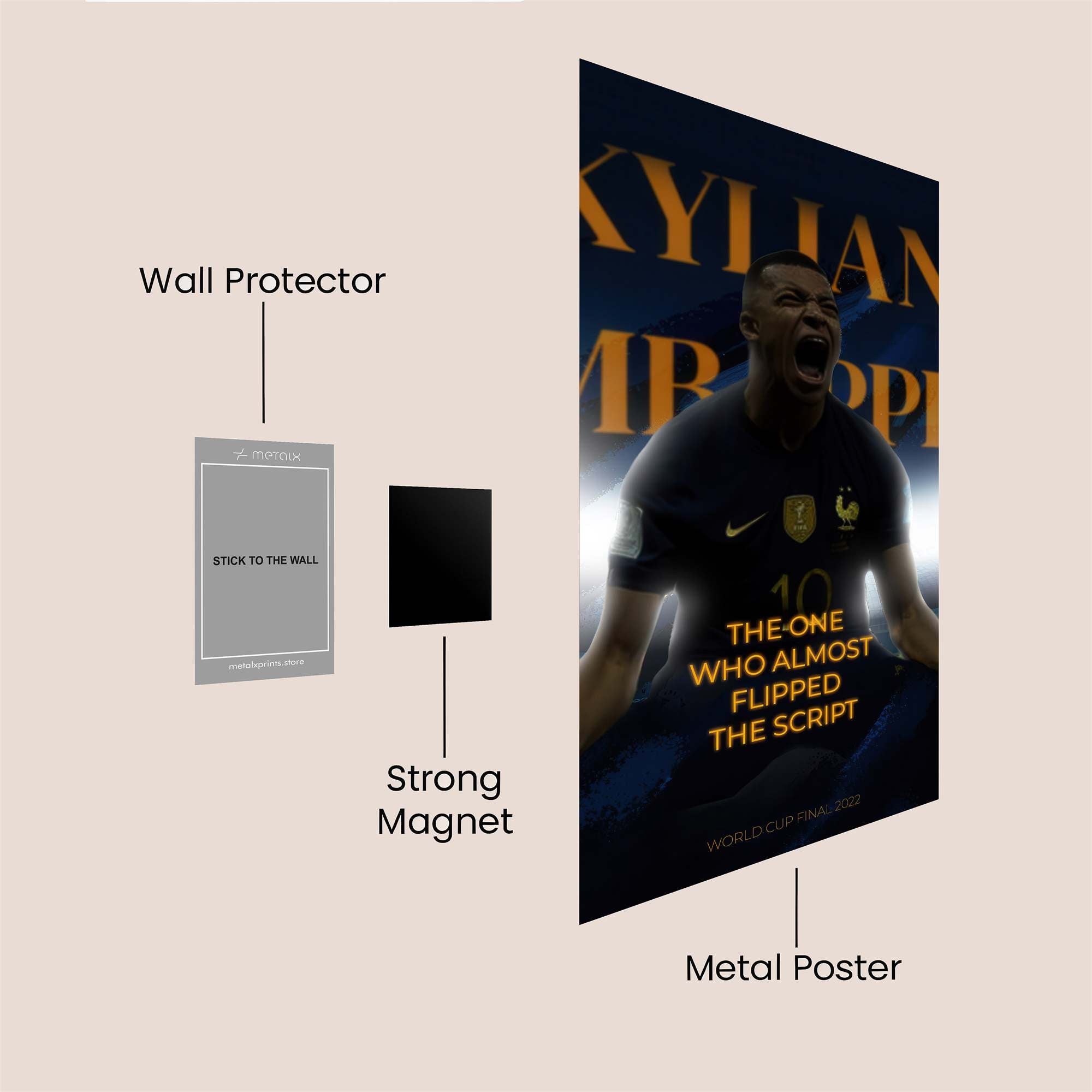 Kylian Triumphant Safe Wall Magnetic / M