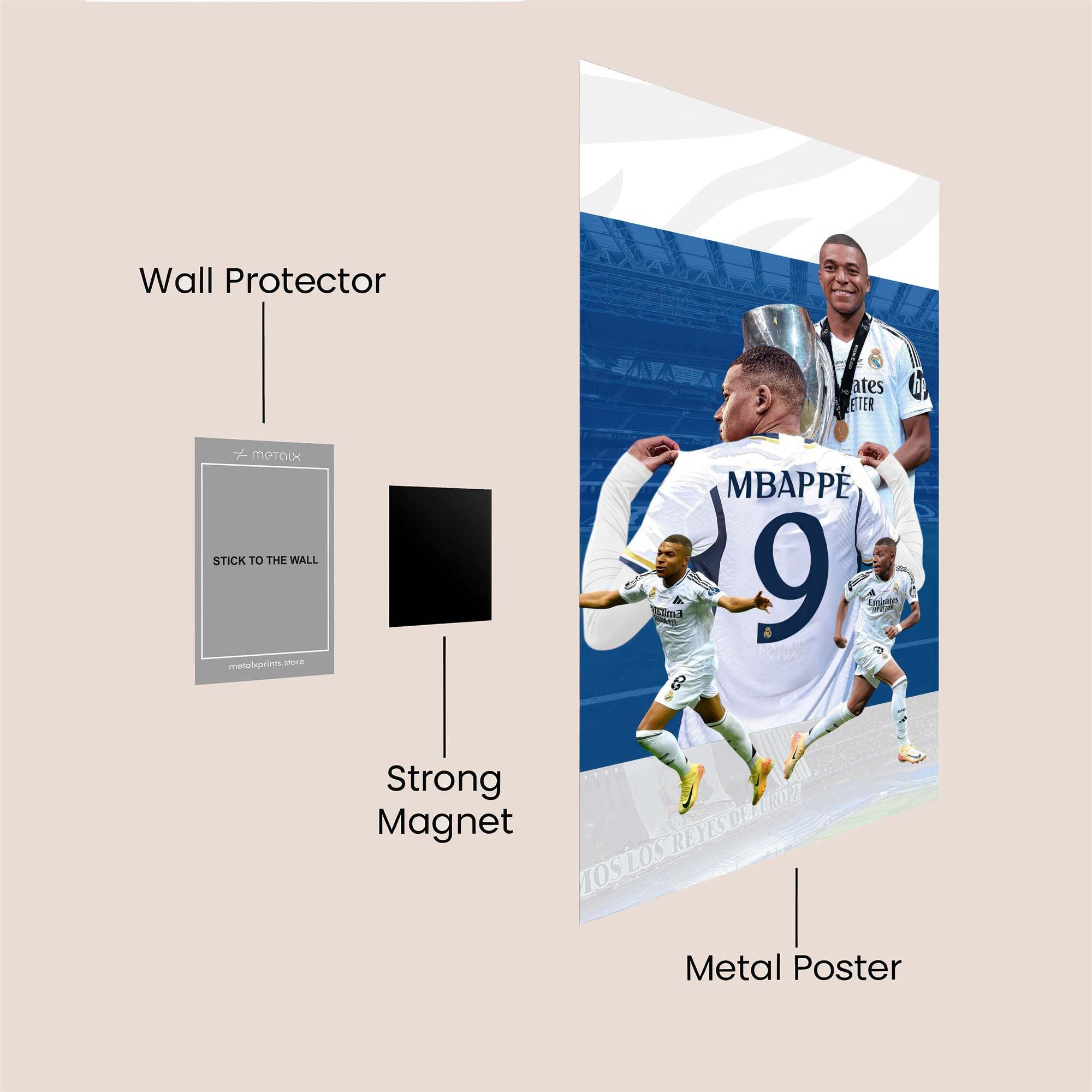 Kylian Triumphant Safe Wall Magnetic / M