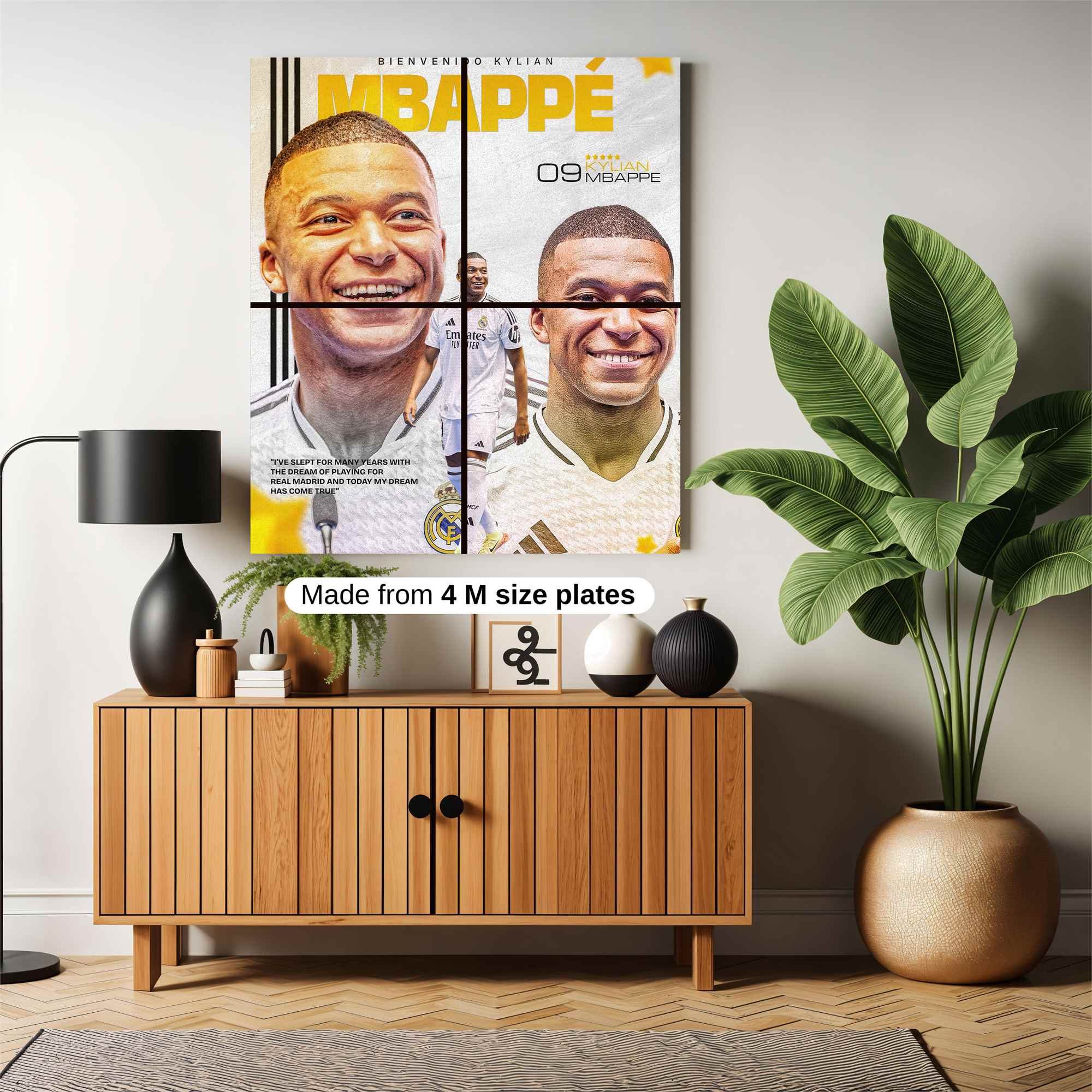 Mbapp? Arrival Safe Wall Magnetic / M