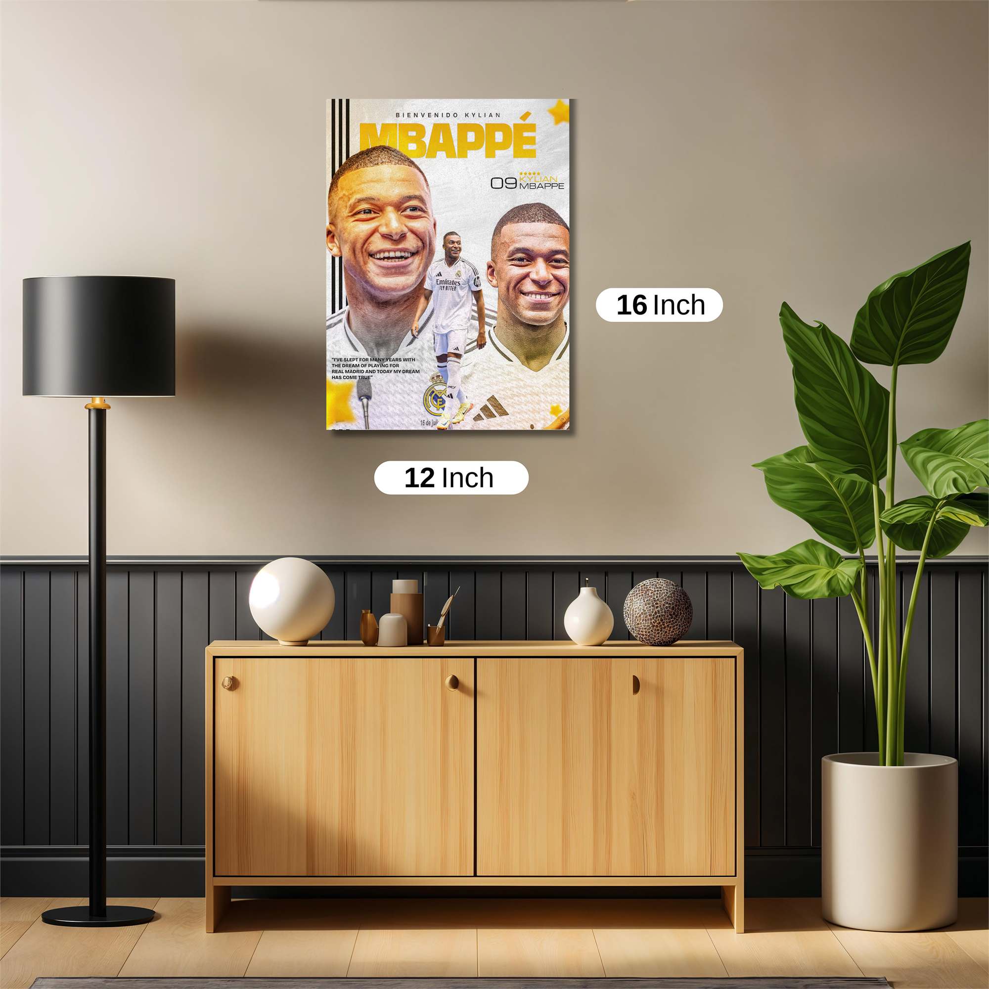 Mbapp? Arrival Safe Wall Magnetic / M