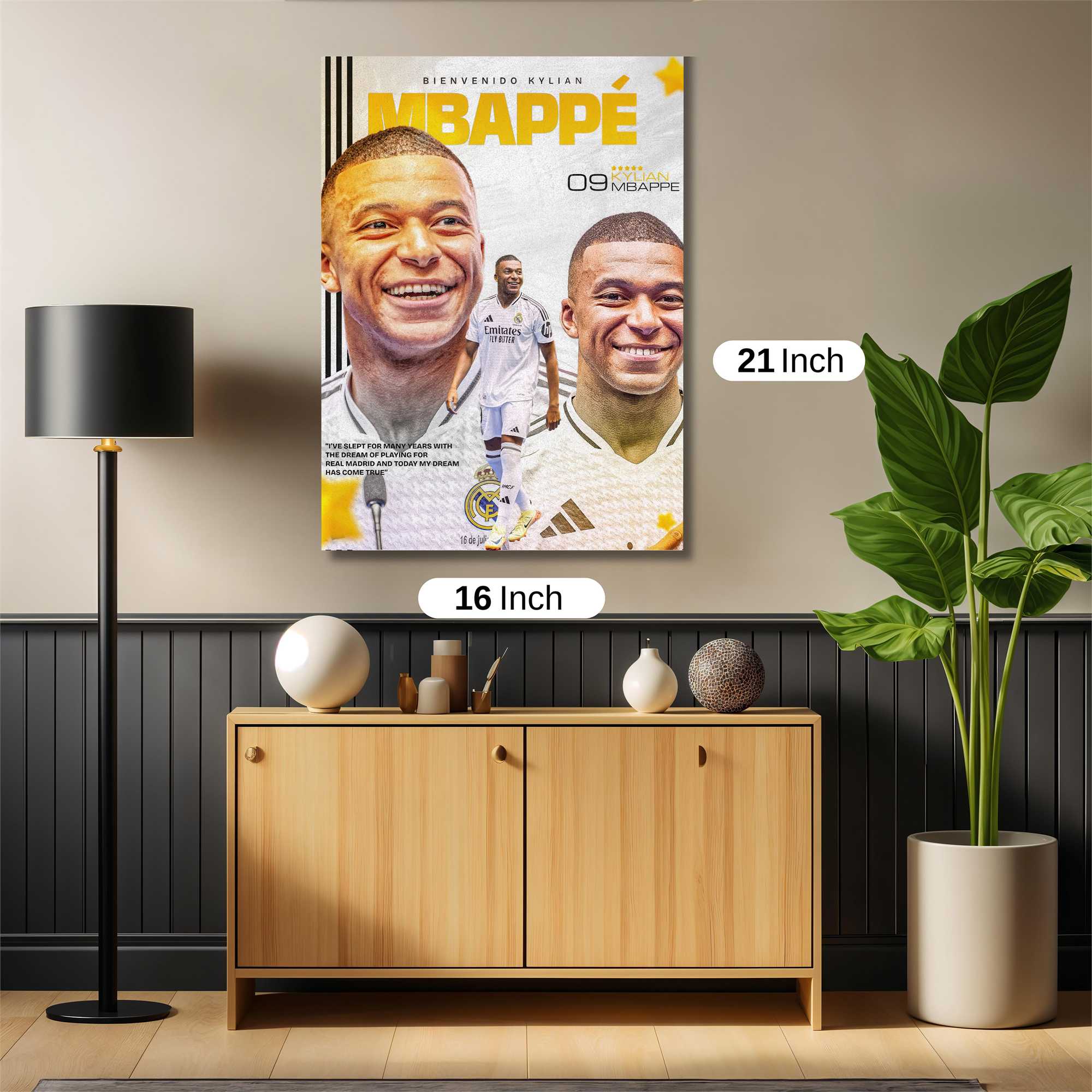 Mbapp? Arrival Safe Wall Magnetic / M