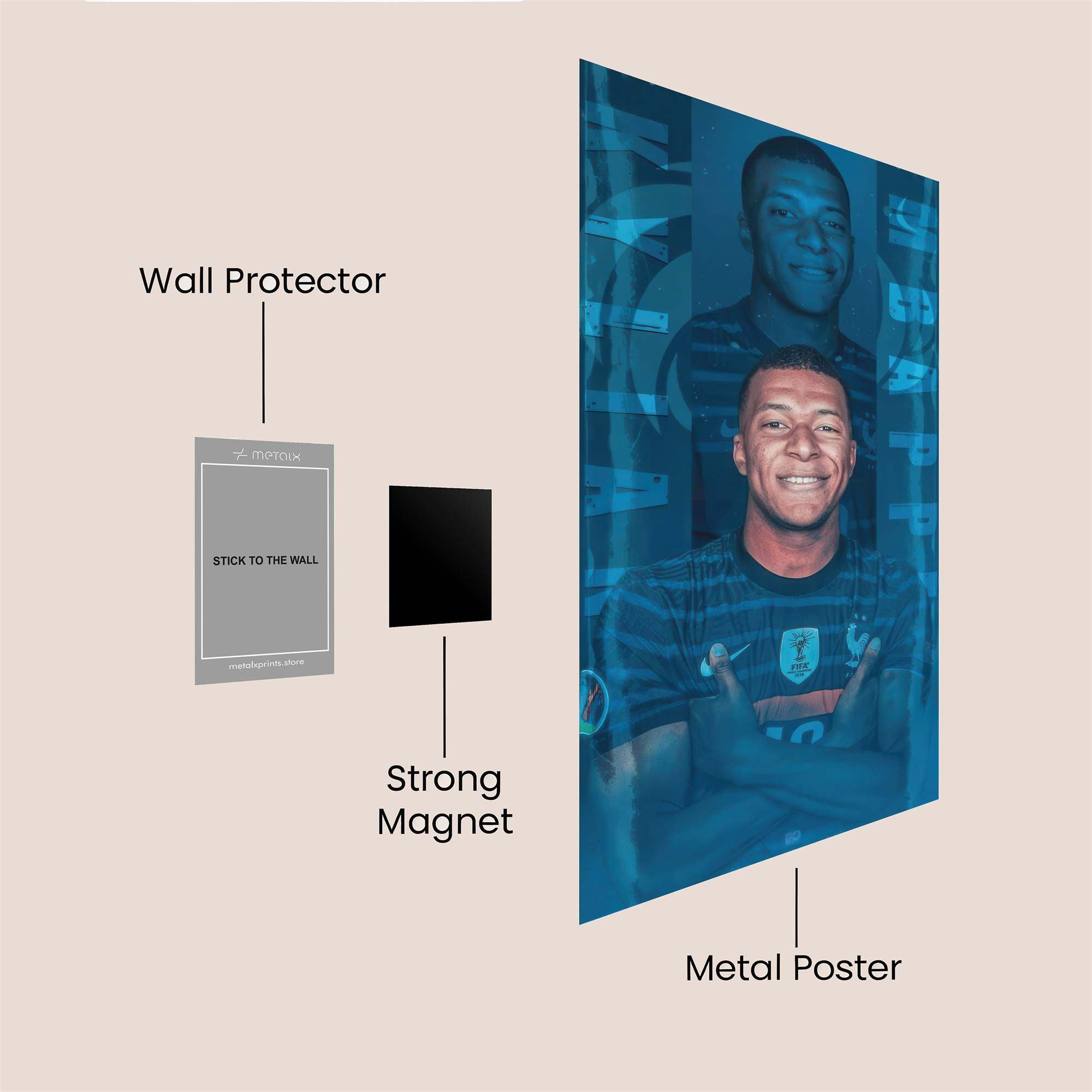 Kylian Ecstasy Safe Wall Magnetic / M
