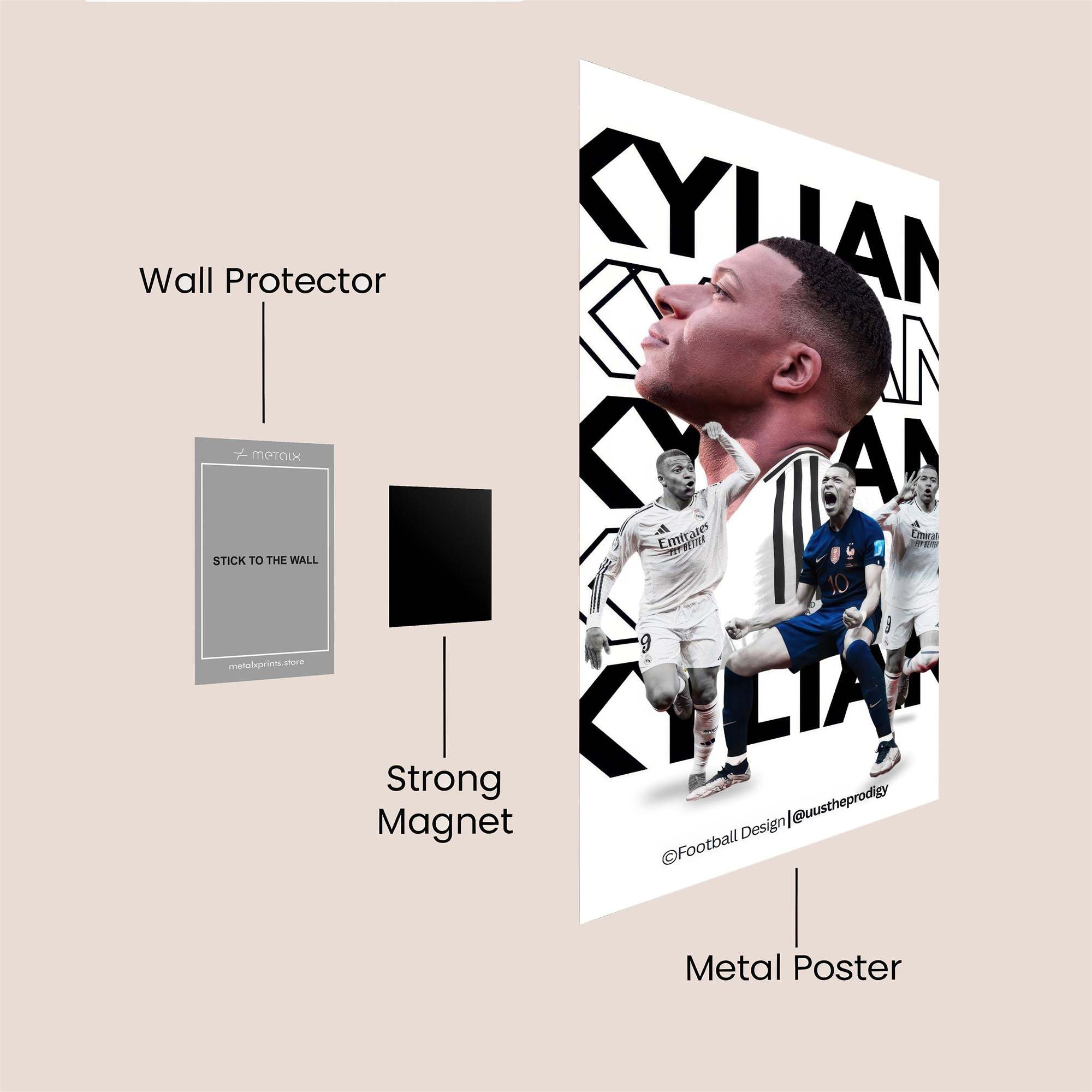 Kylian Victorious Safe Wall Magnetic / M