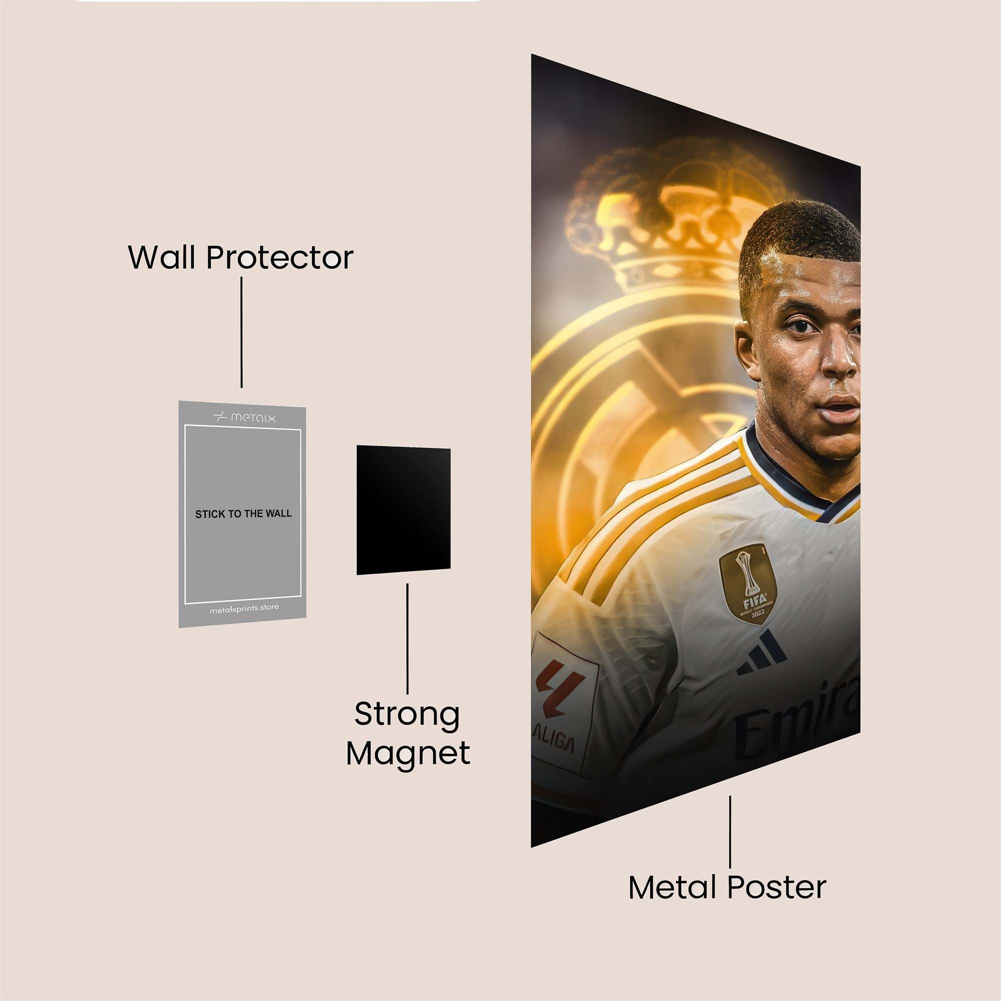 Valverde Vibrant Safe Wall Magnetic / M