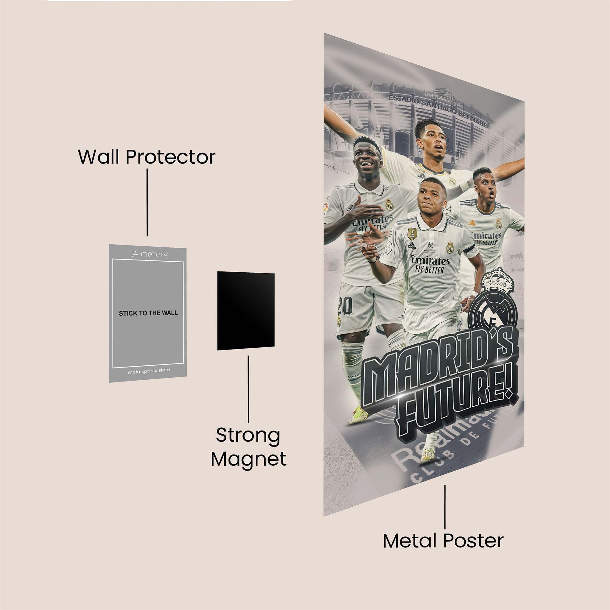 Madrid Legends Safe Wall Magnetic / M