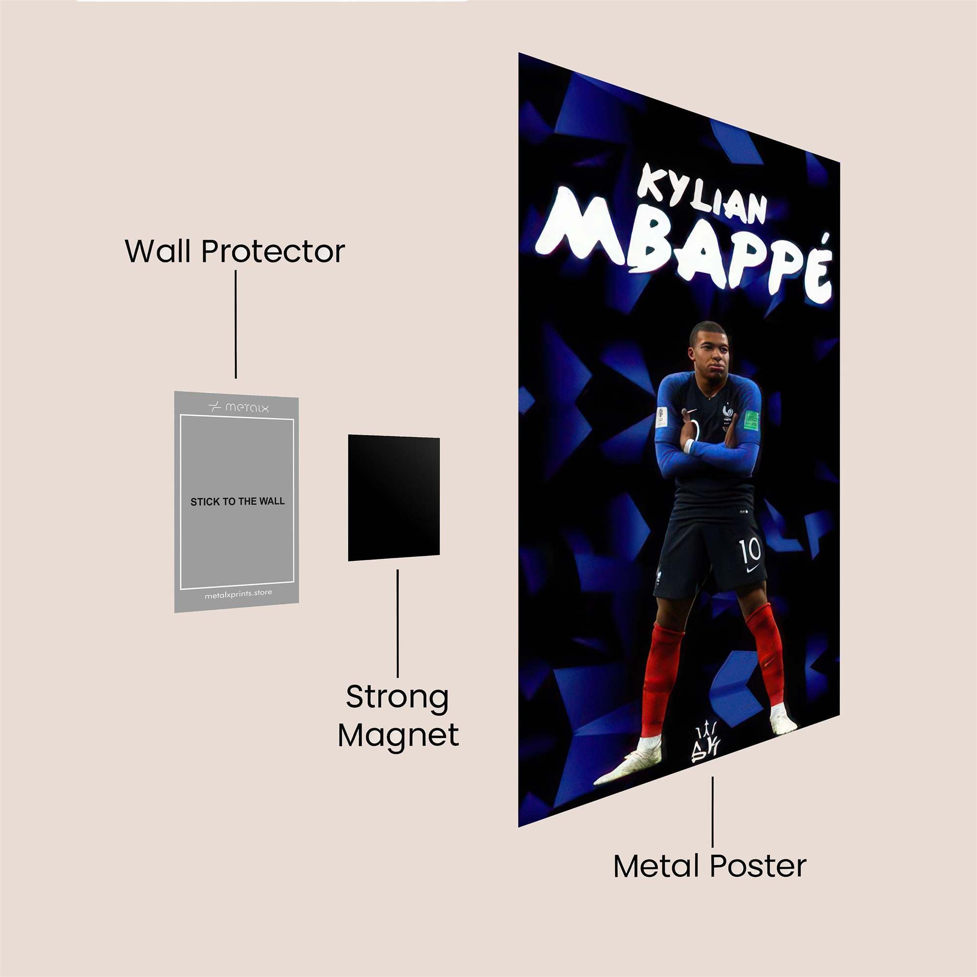 Mbapp? Majestic Safe Wall Magnetic / M