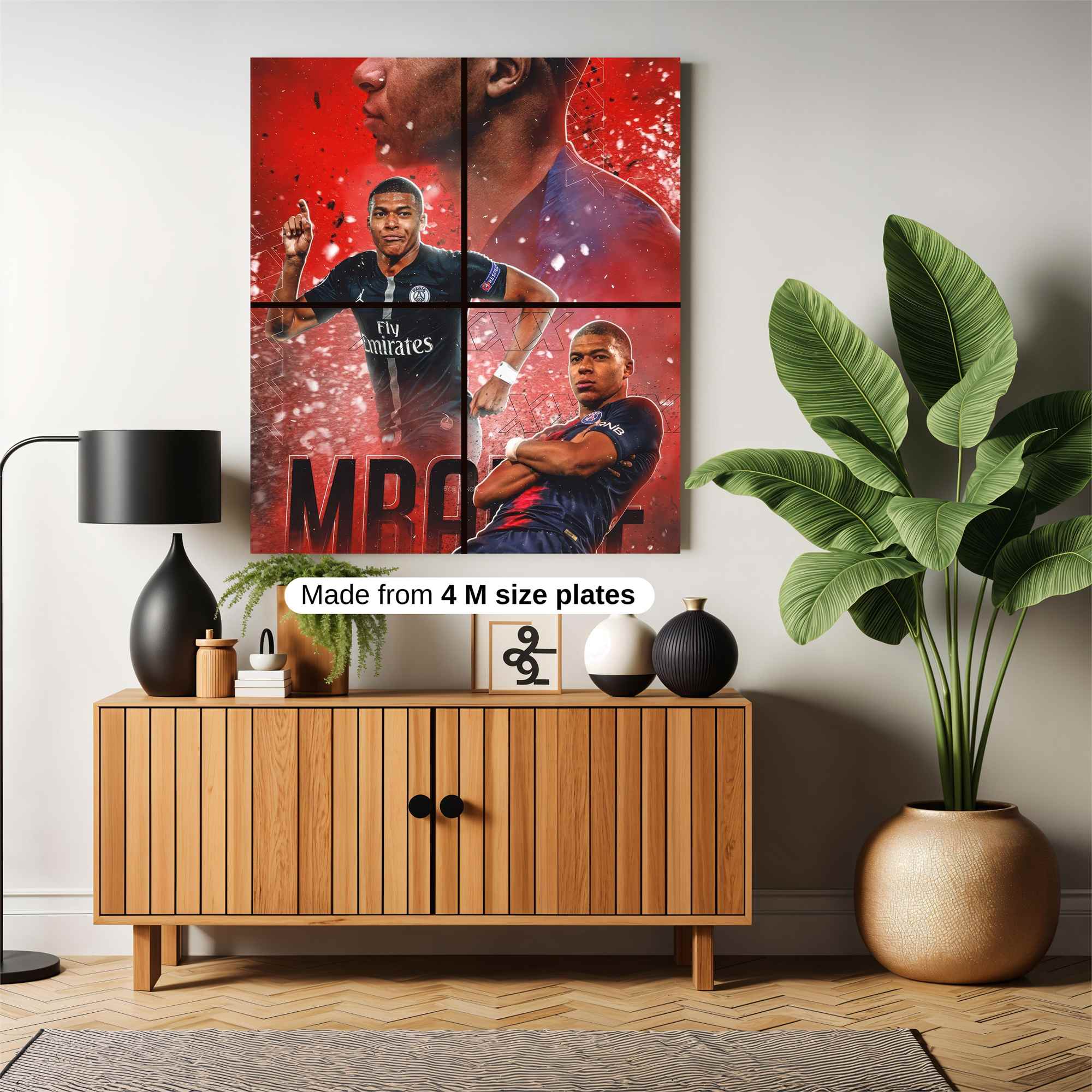 Mbappe Fierce Safe Wall Magnetic / M