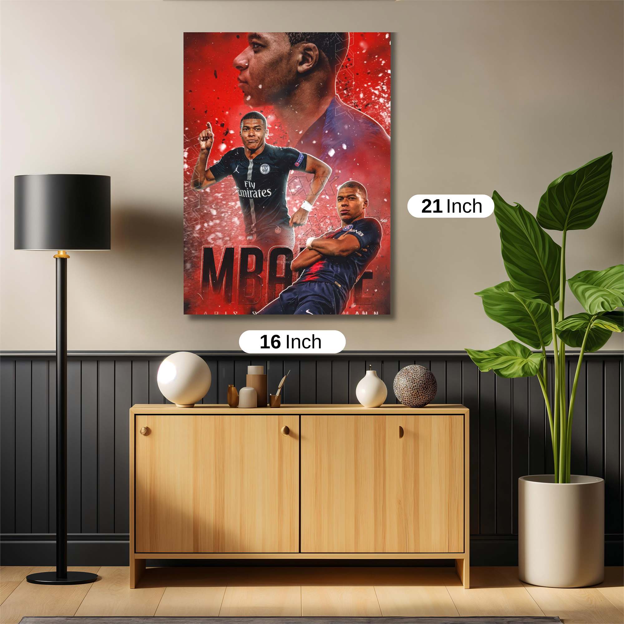 Mbappe Fierce Safe Wall Magnetic / M