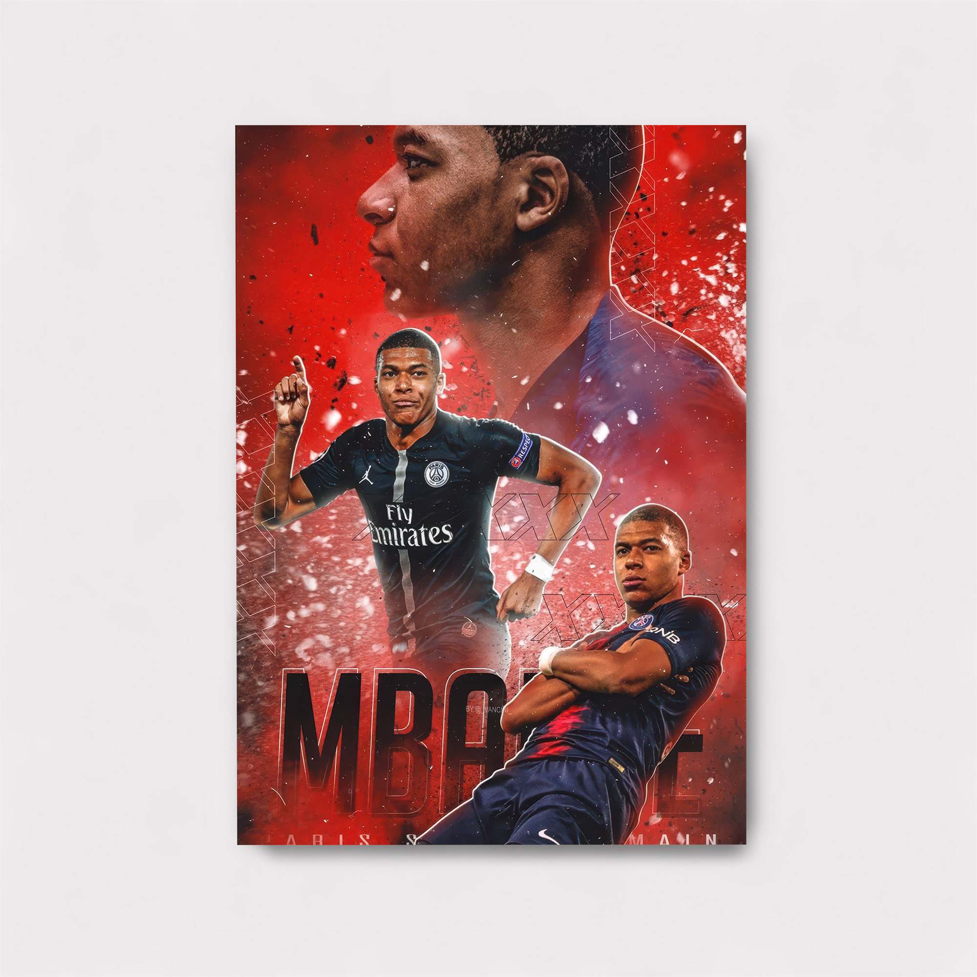 Mbappe Fierce Safe Wall Magnetic / M