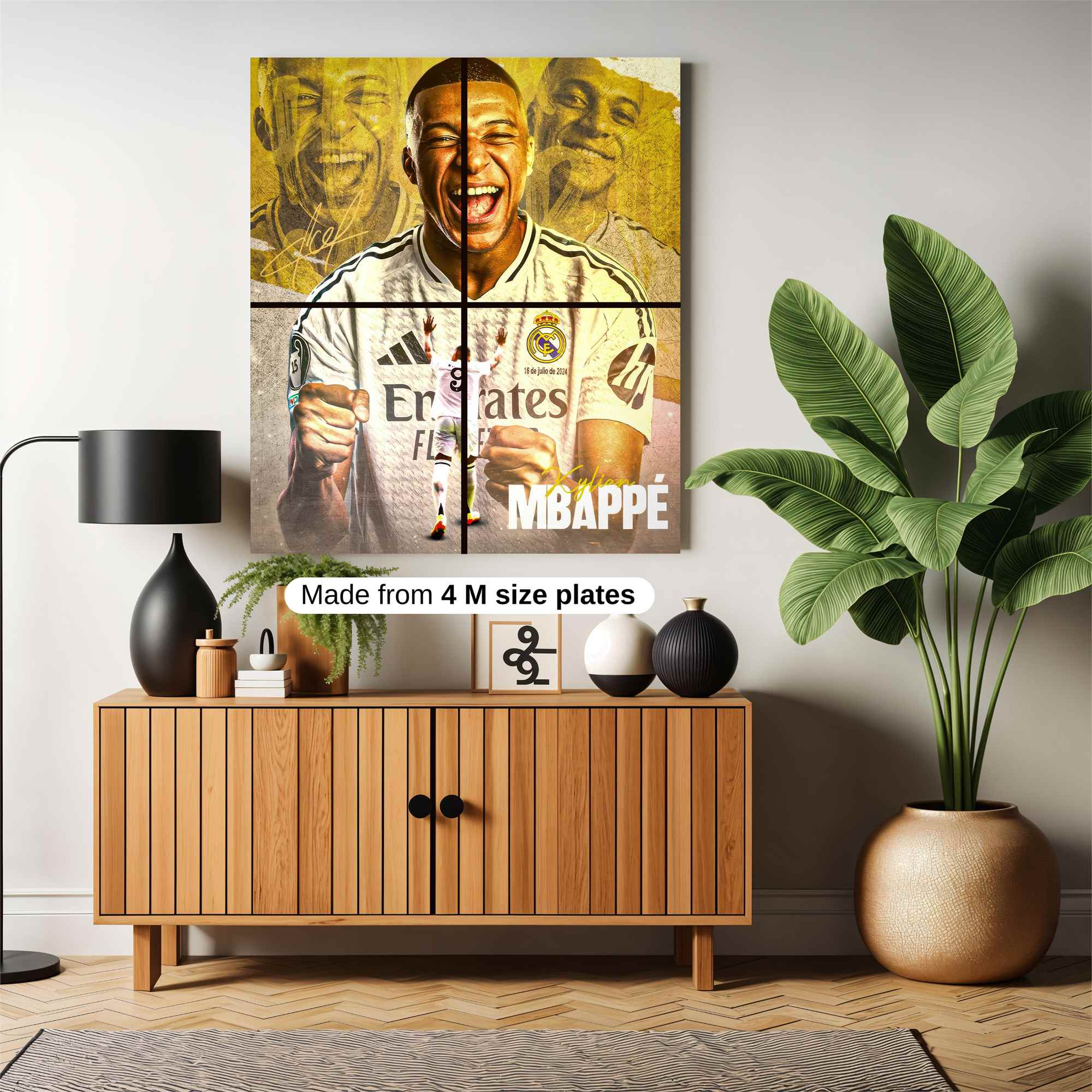 Mbapp? Triumphant Safe Wall Magnetic / M