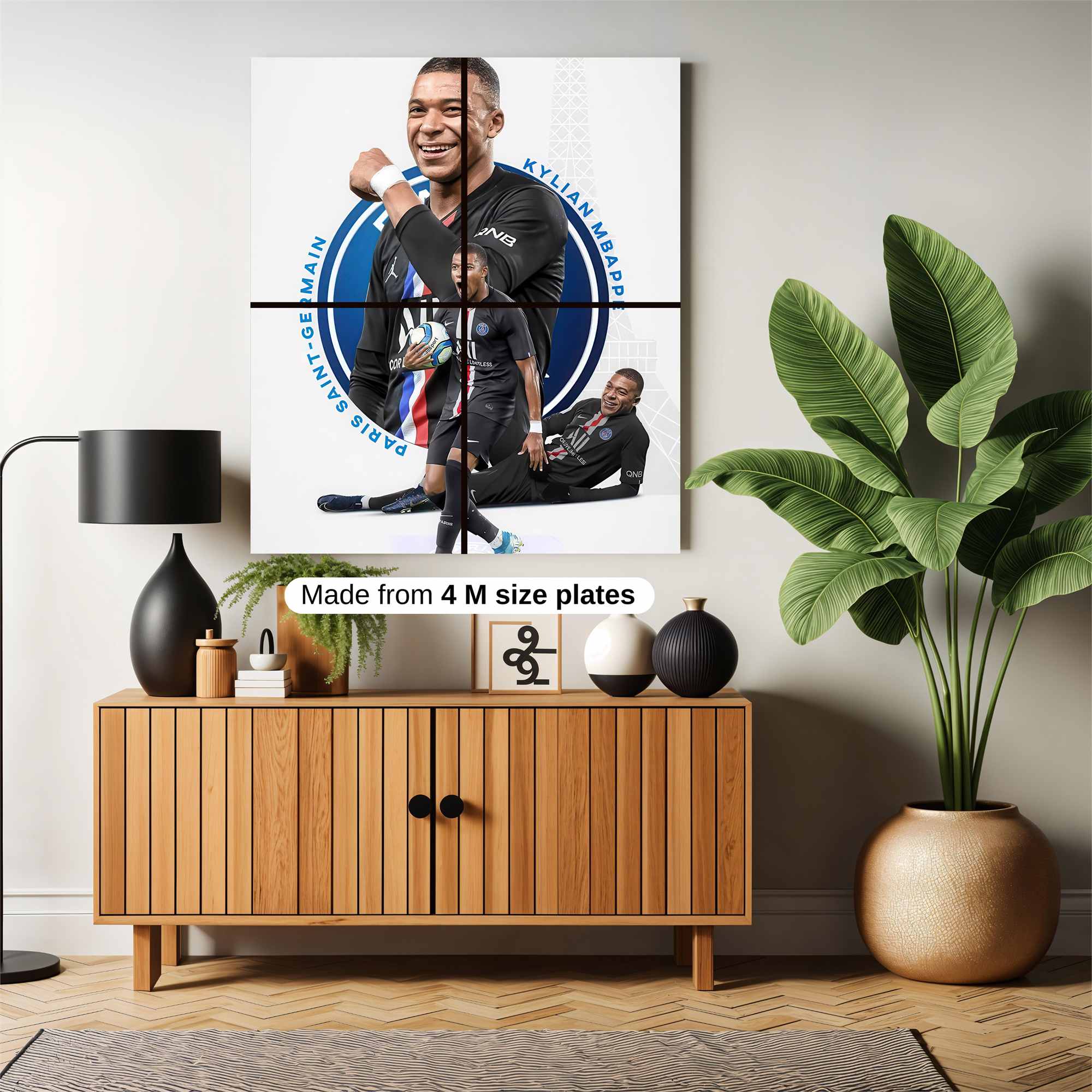 Mbappe Triumphant Safe Wall Magnetic / M