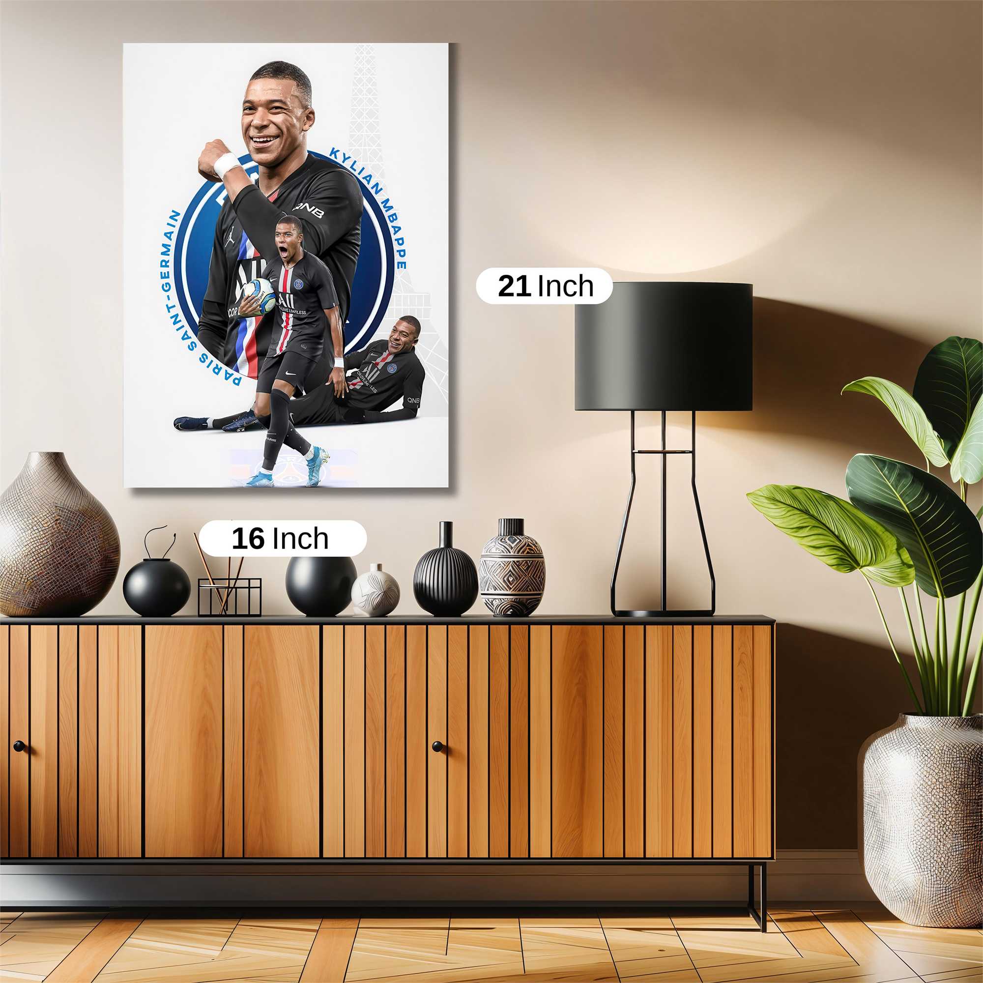 Mbappe Triumphant Safe Wall Magnetic / M