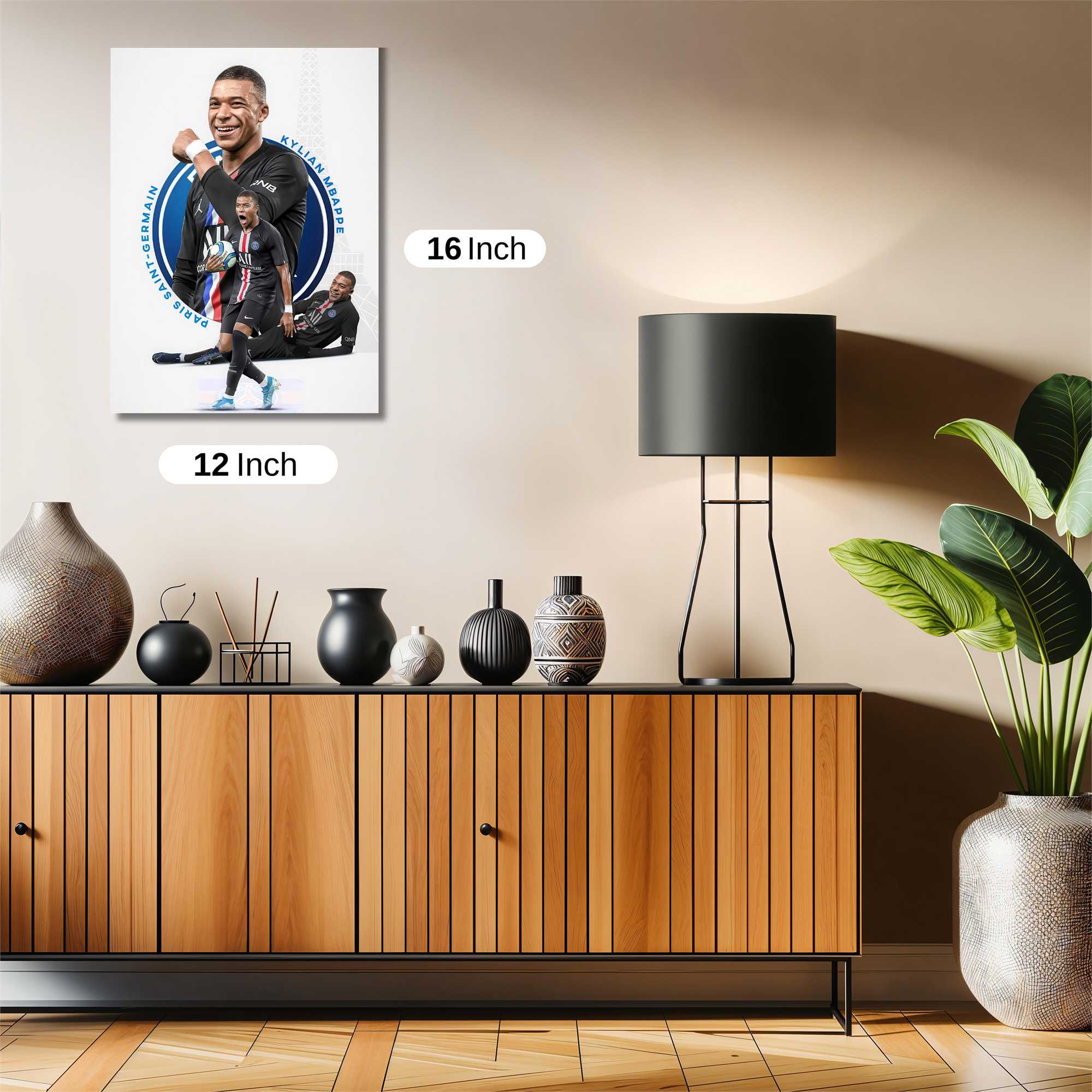 Mbappe Triumphant Safe Wall Magnetic / M