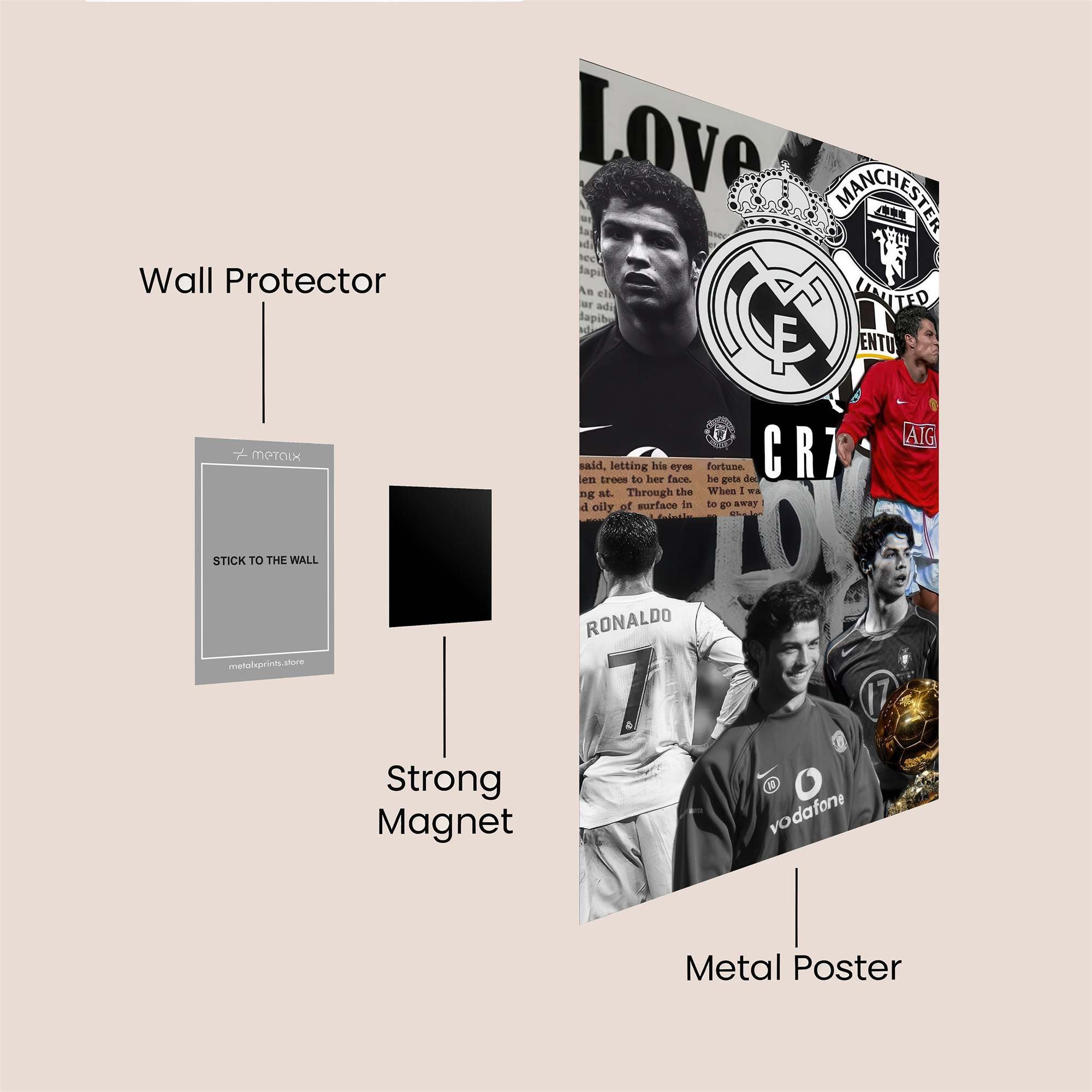 Ronaldo Legacy Safe Wall Magnetic / M