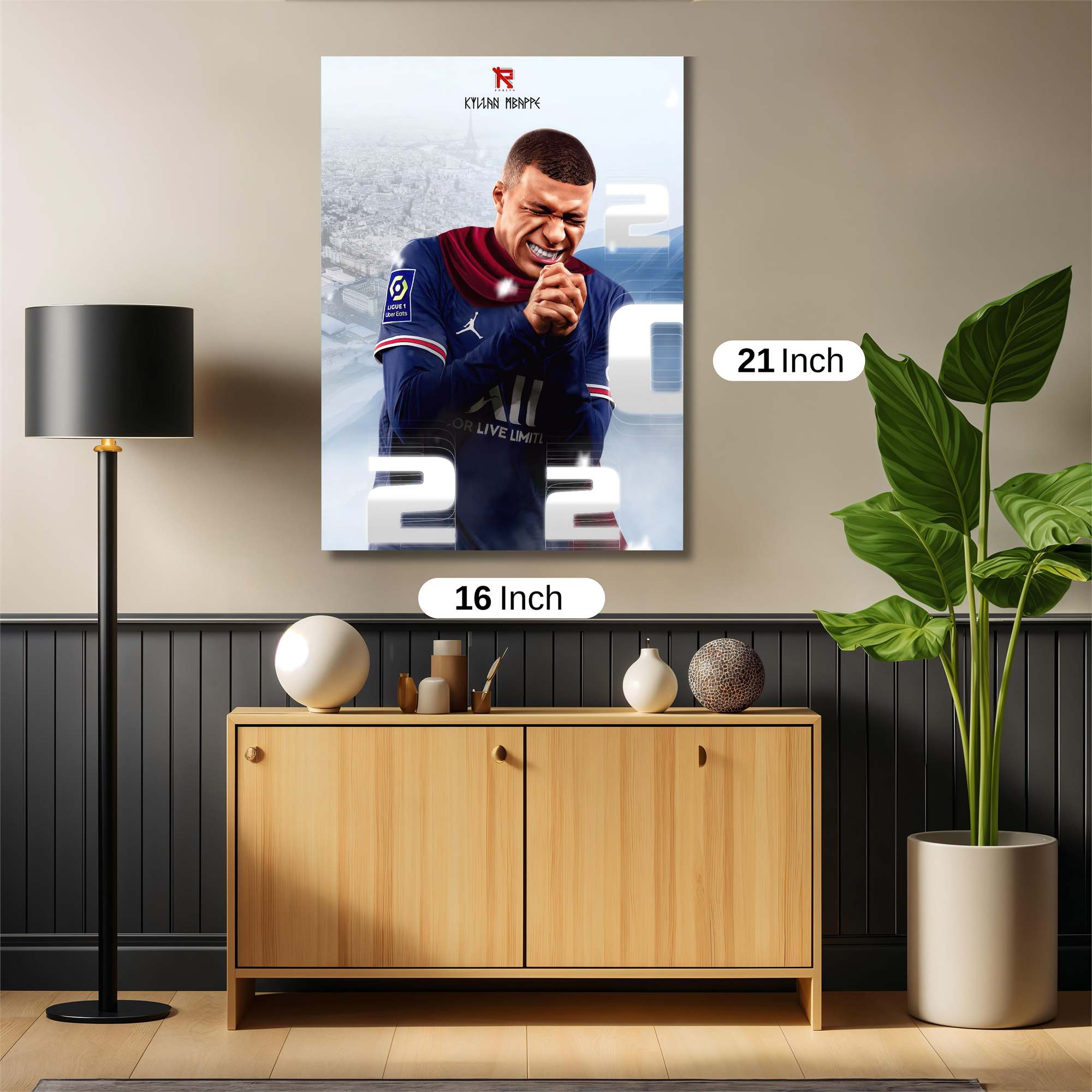 Mbappe Passion Safe Wall Magnetic / M