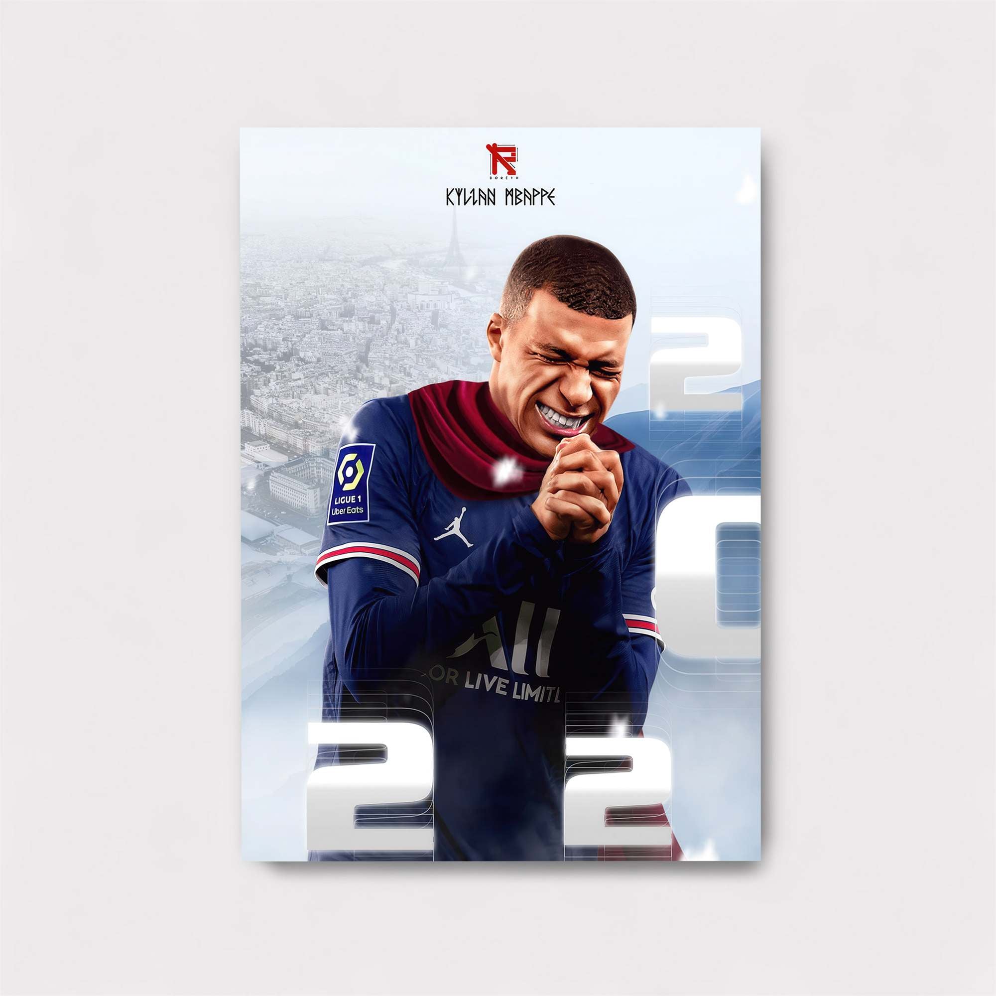 Mbappe Passion Safe Wall Magnetic / M