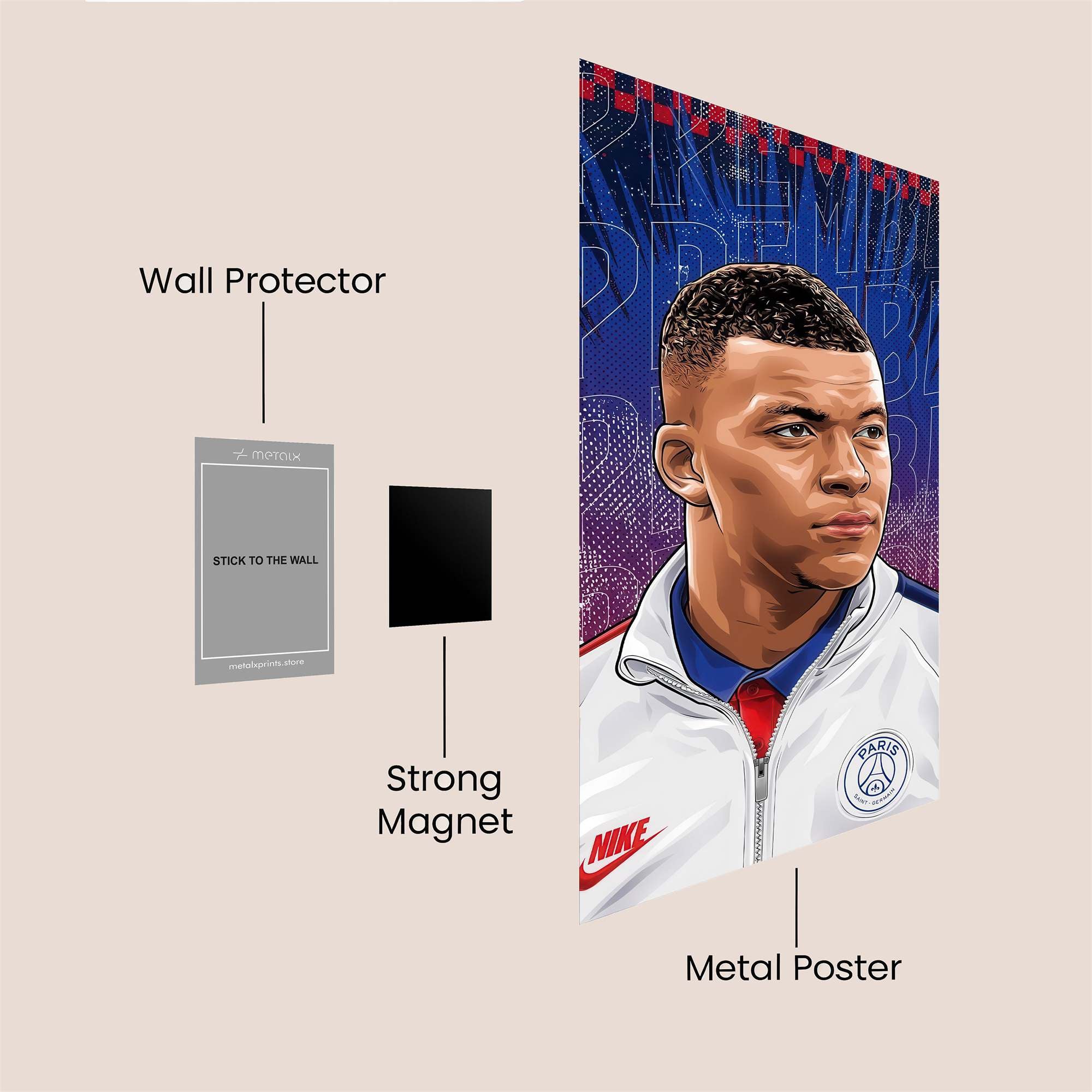 Kylian Radiant Safe Wall Magnetic / M