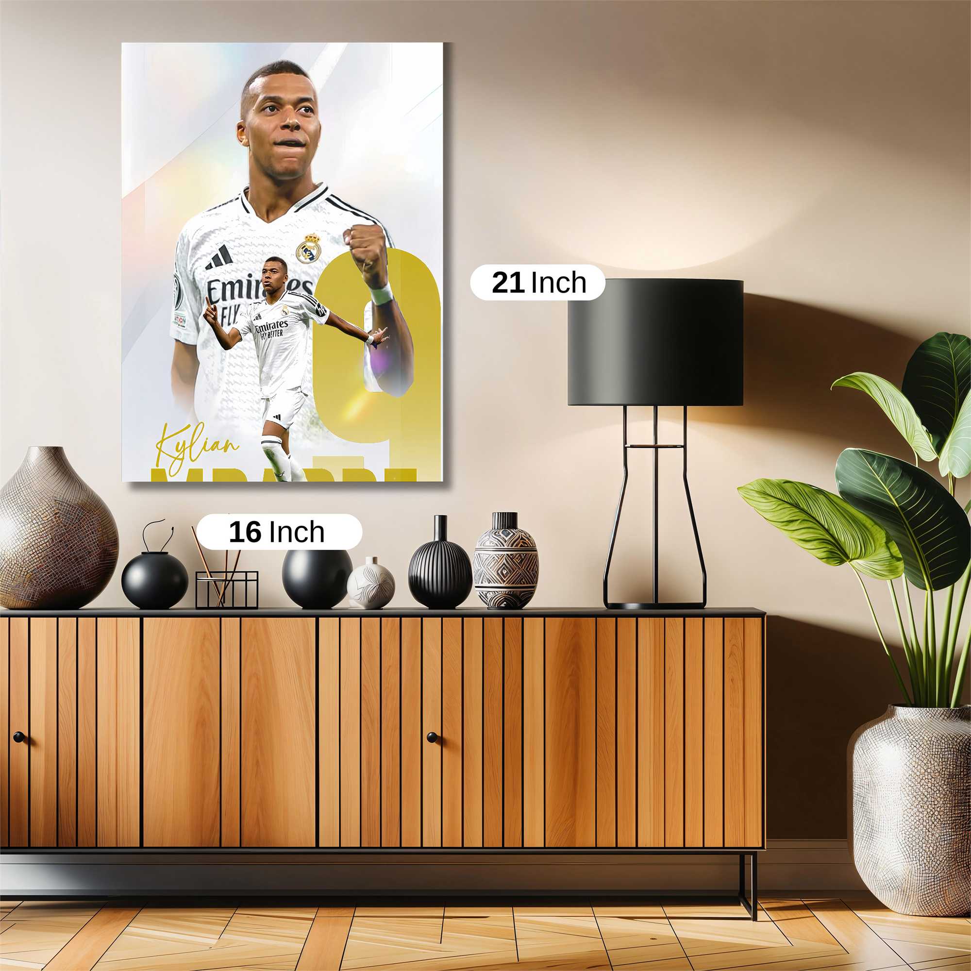 Mbappe Triumphant Safe Wall Magnetic / M